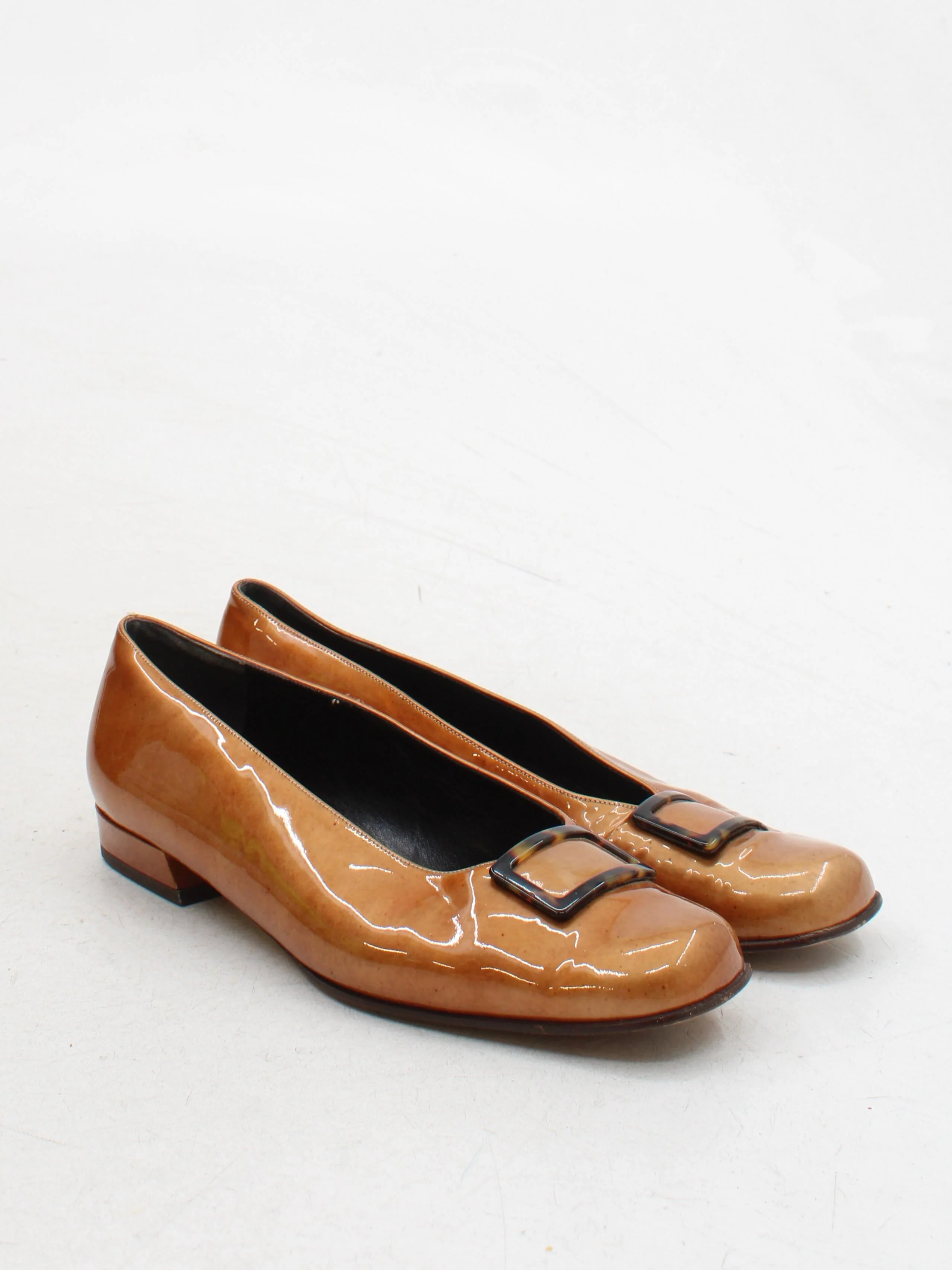 Bally Women's Flat Shoes UK 6.5 Tan 100% Leather Ballet - Image 4