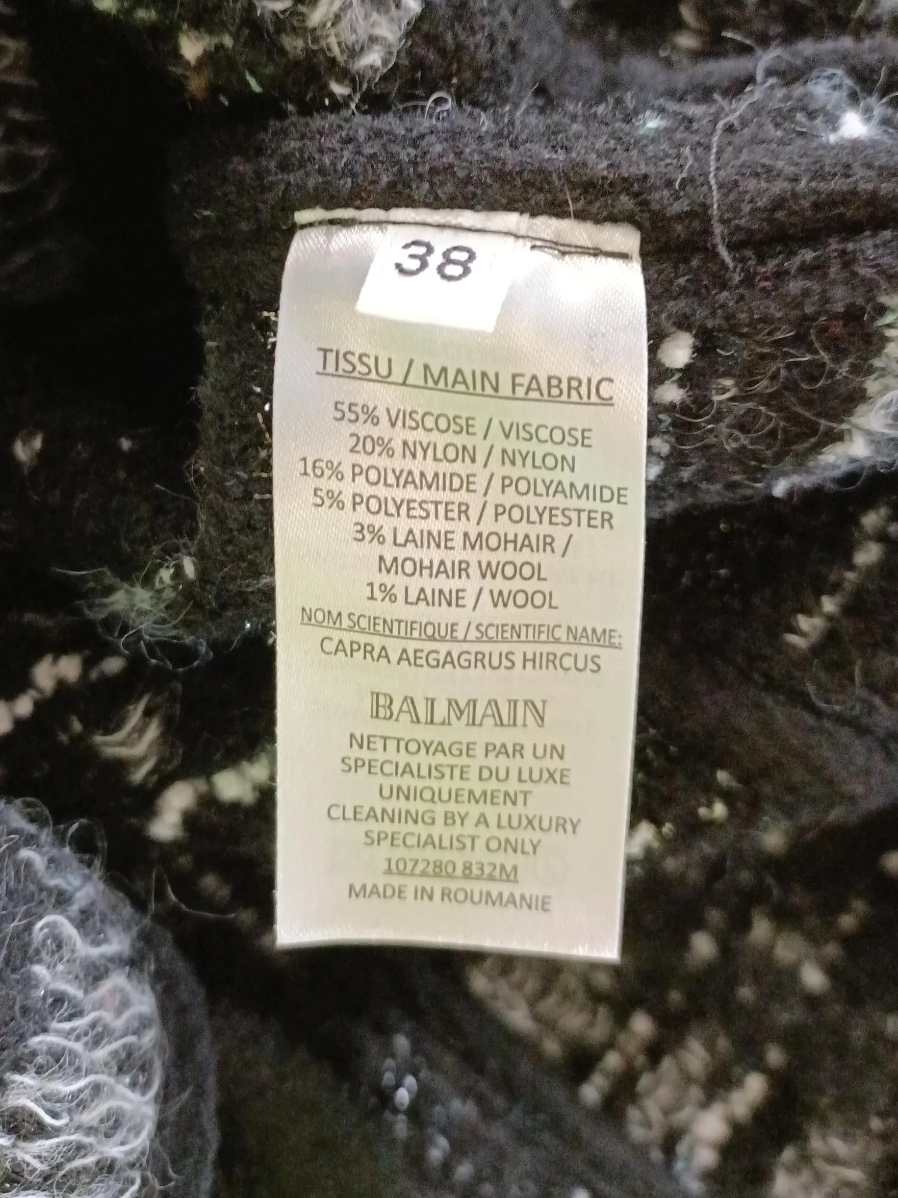 Balmain Women's Blazer UK 10 Multi Viscose - Image 7