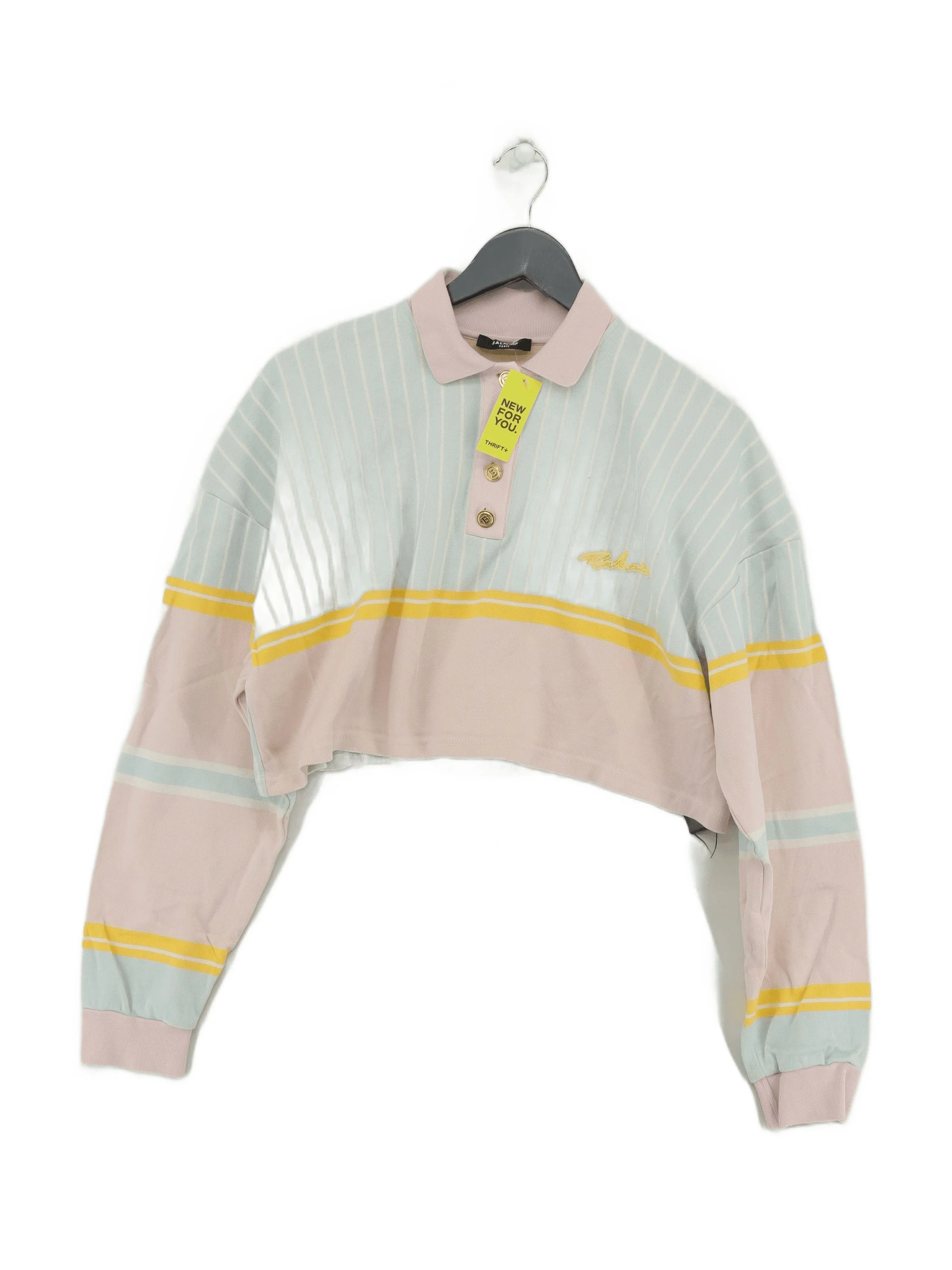 Balmain Women's Polo UK 8 Multi Cotton with Elastane Basic