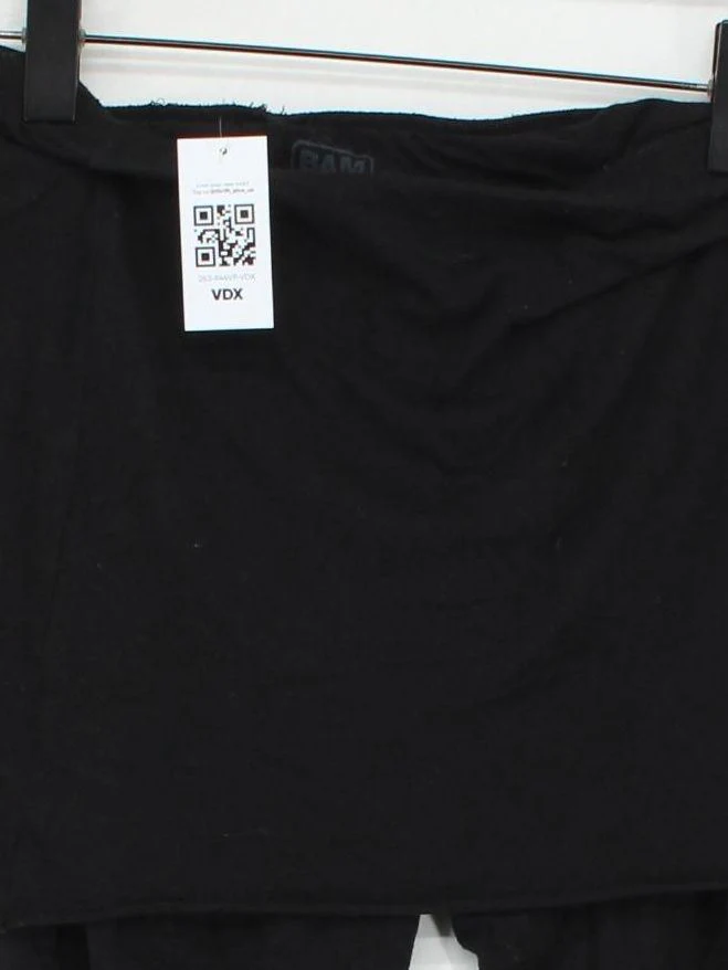 Bam Bamboo Women's Leggings UK 14 Black Viscose - Image 3