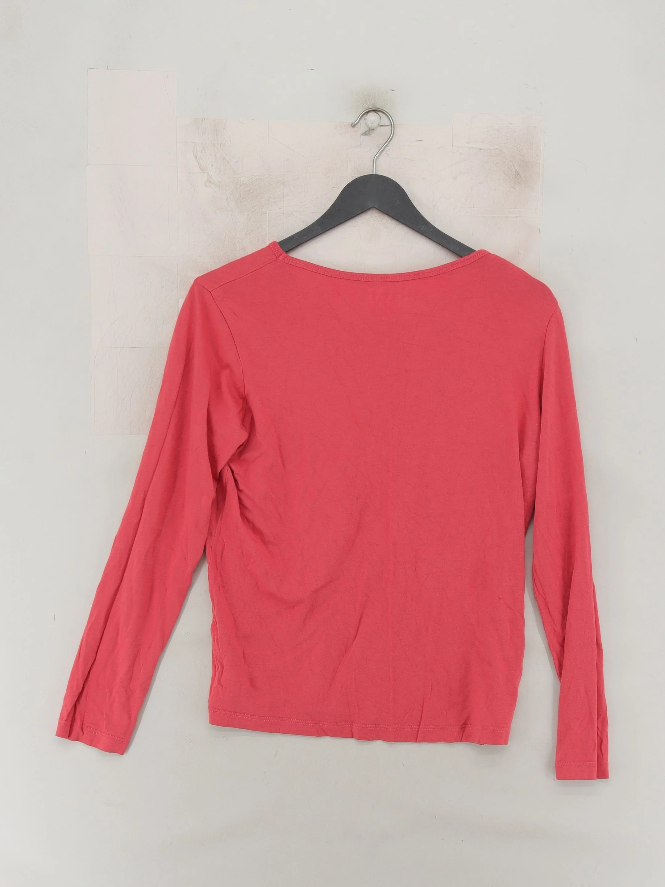 Bam Bamboo Women's T-Shirt M Red 100% Cotton Short Sleeve Round Neck Basic - Image 2