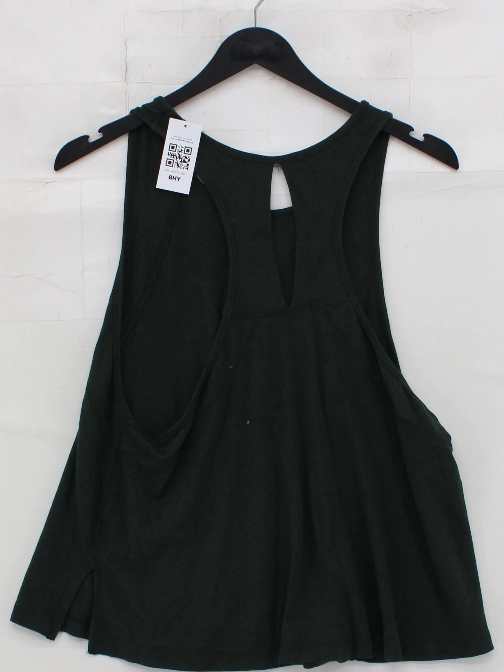Bam Bamboo Women's T-Shirt UK 14 Green Viscose with Cotton, Elastane Basic - Image 2