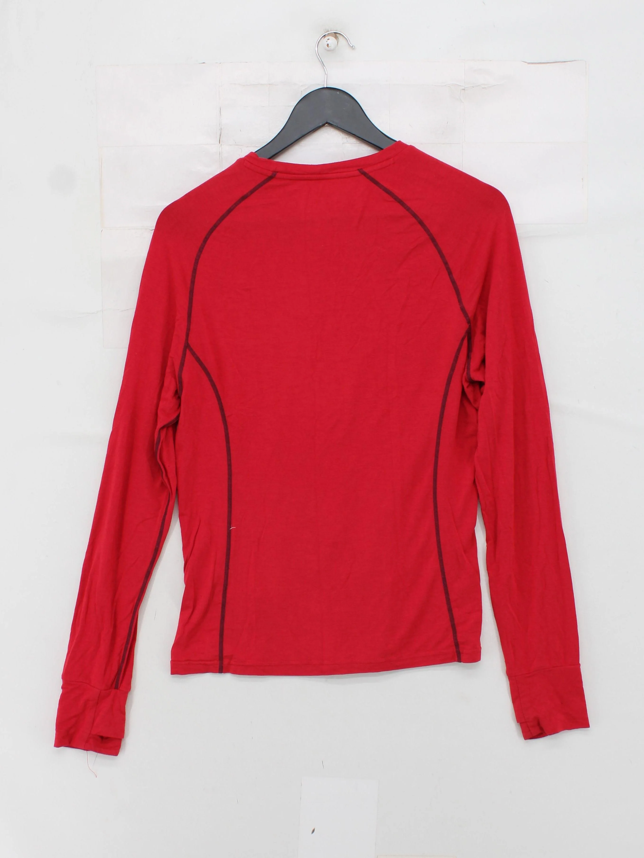 Bam Bamboo Women's T-Shirt UK 14 Red Viscose with Acetate, Elastane Basic - Image 2