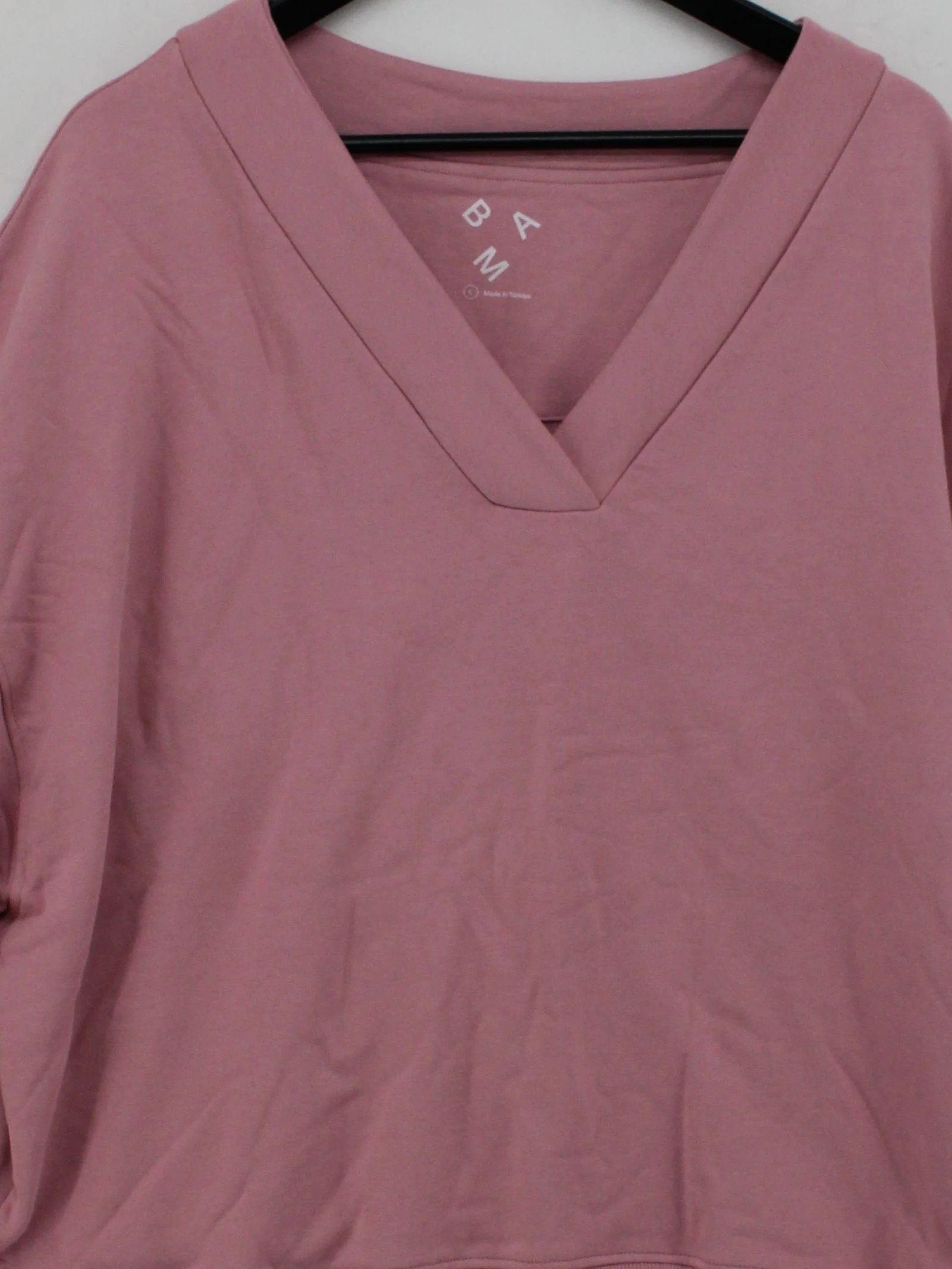 BAM Women's Hoodie L Pink 100% Cotton Pullover - Image 3