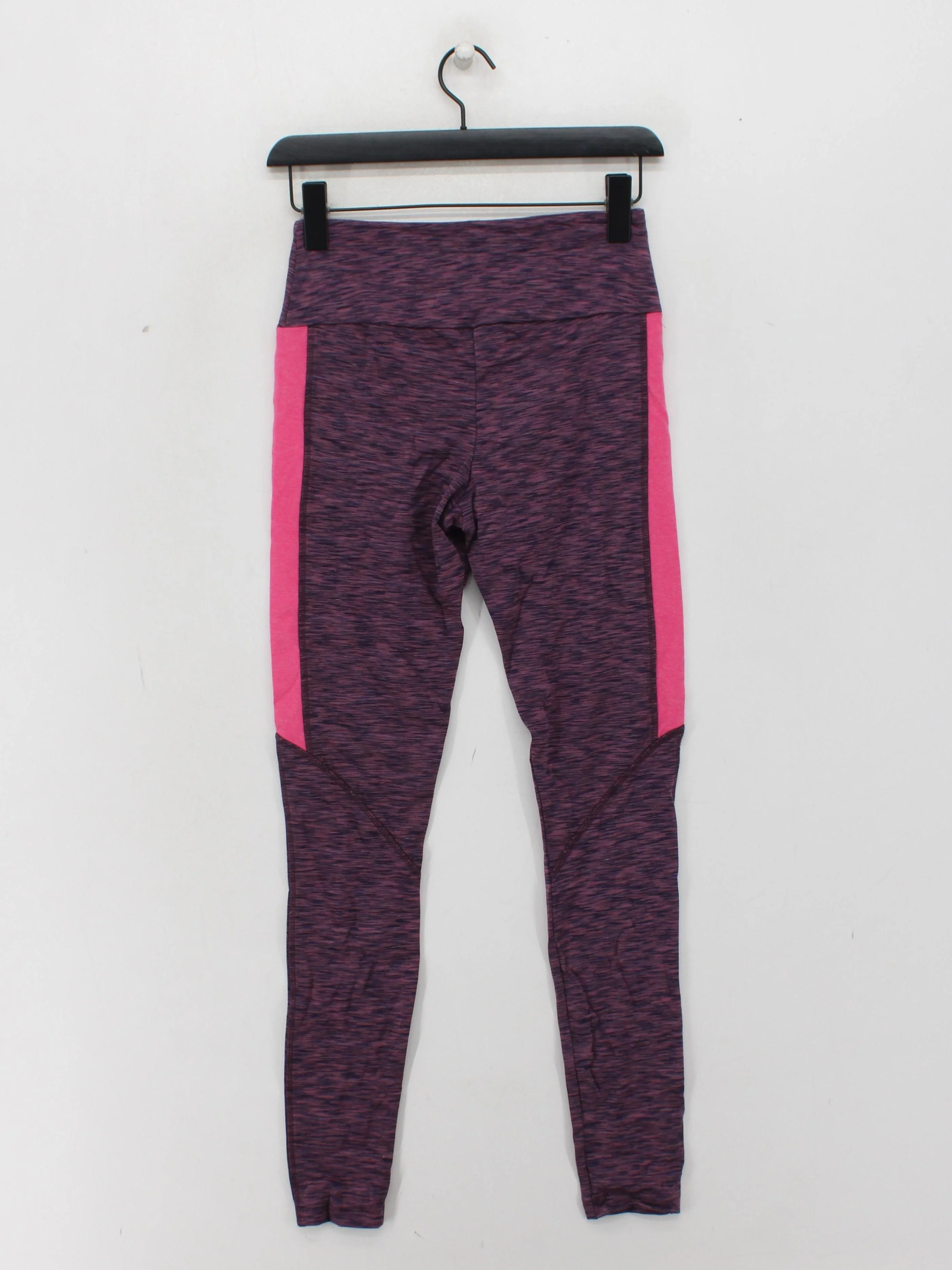 BAM Women's Leggings UK 10 Purple Viscose with Cotton, Elastane Full length - Image 2