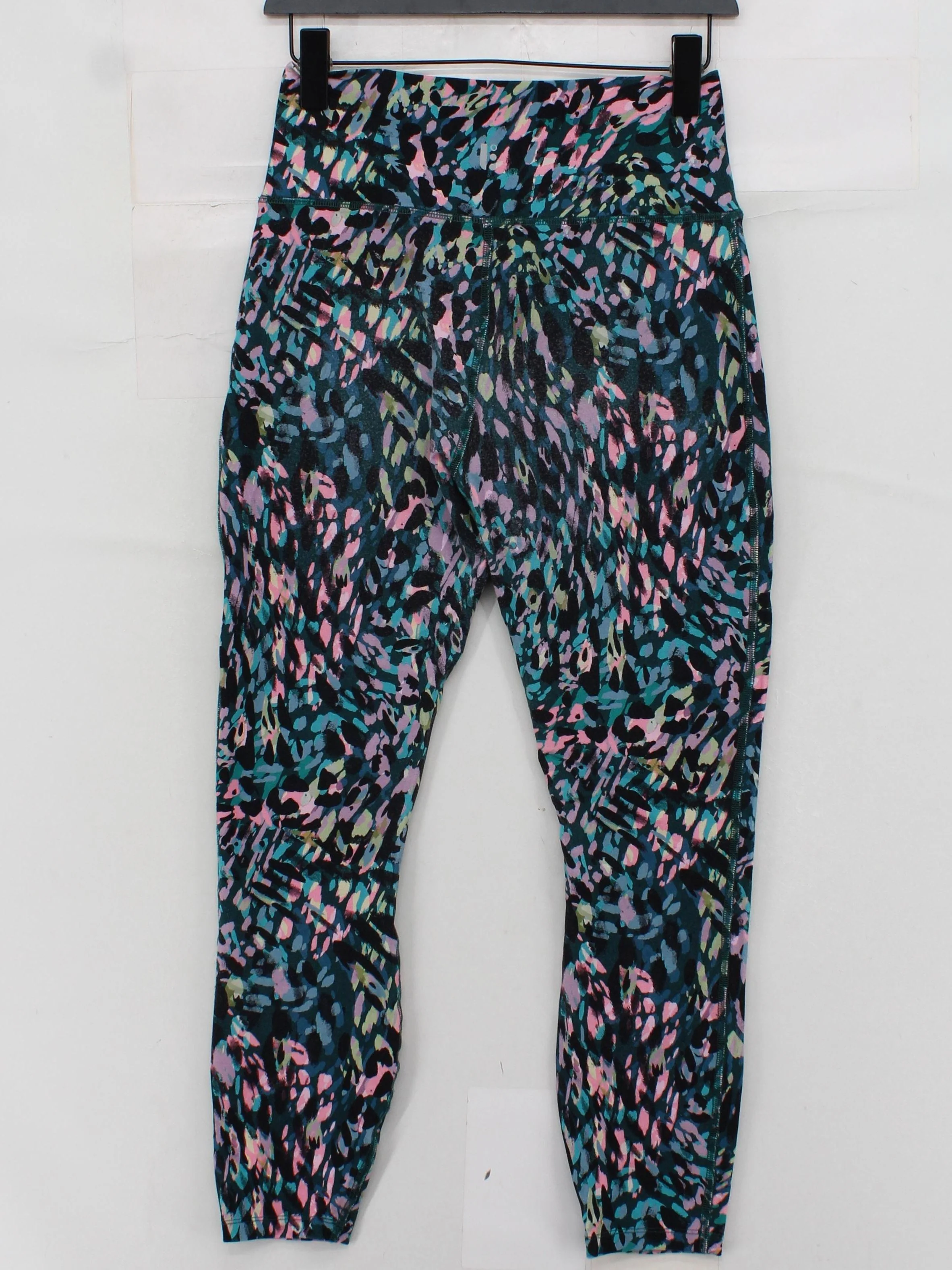 BAM Women's Leggings UK 14 Multi Viscose with Cotton, Elastane Cropped - Image 2
