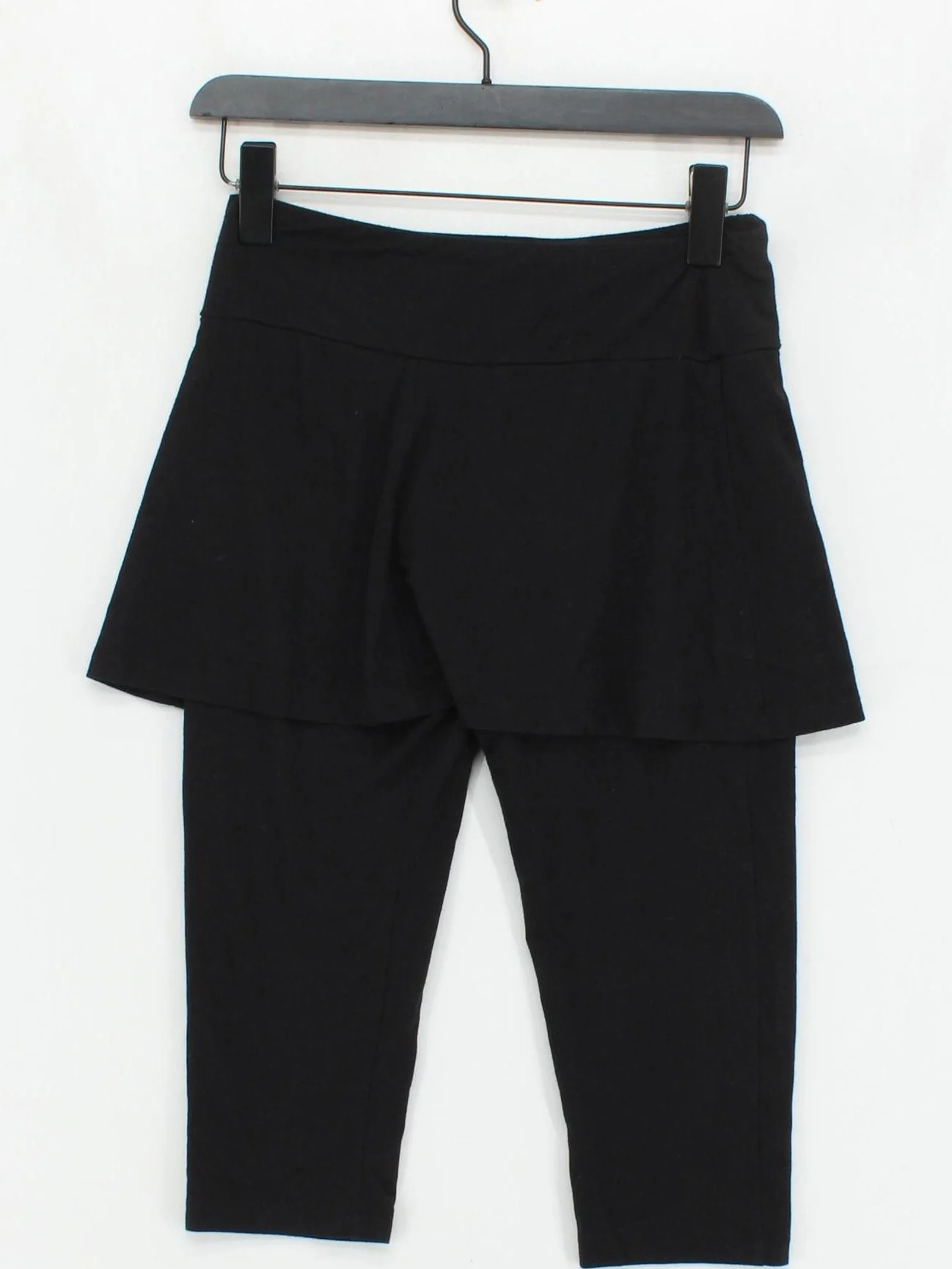 BAM Women's Sports Bottoms UK 12 Black Viscose with Cotton, Elastane Sweatpants - Image 2