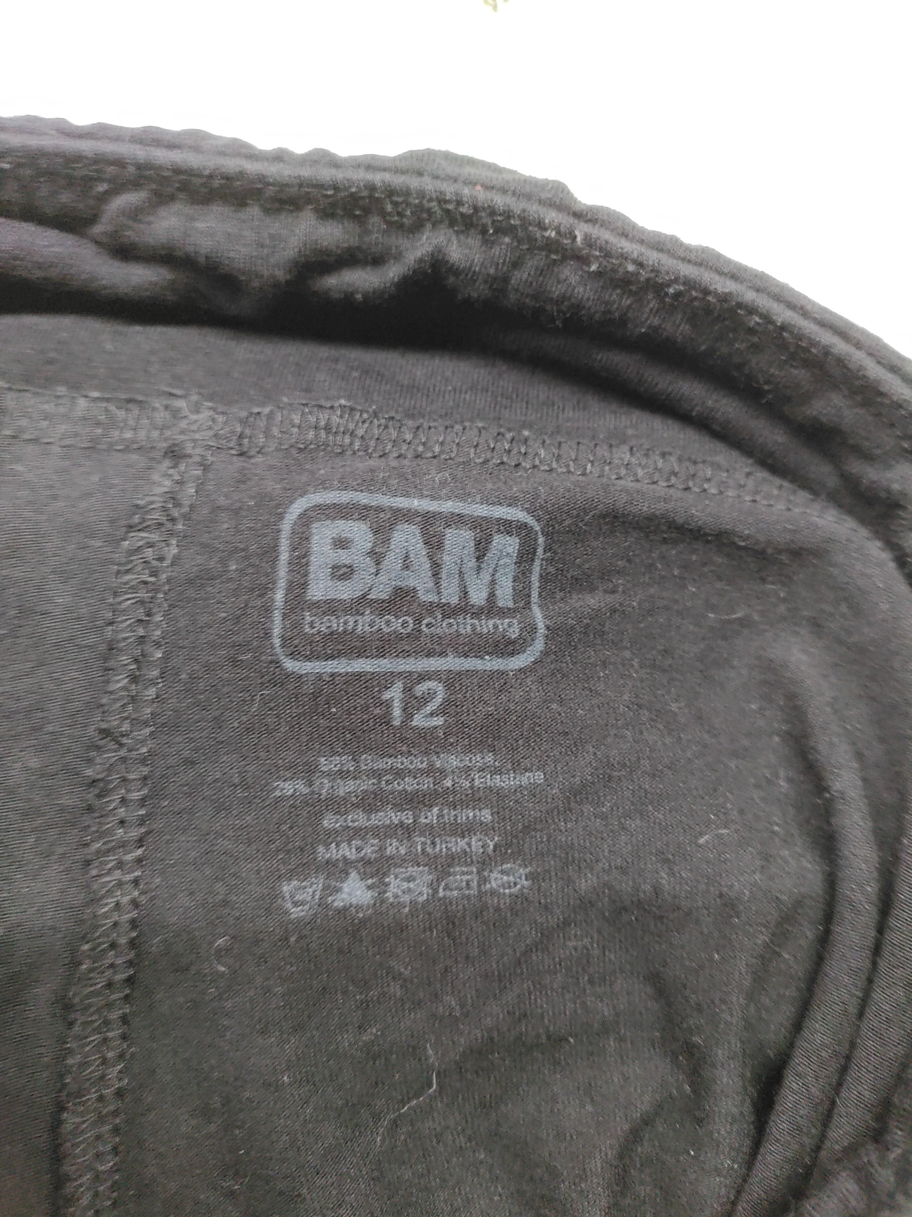 BAM Women's Sports Bottoms UK 12 Black Viscose with Cotton, Elastane Sweatpants - Image 6