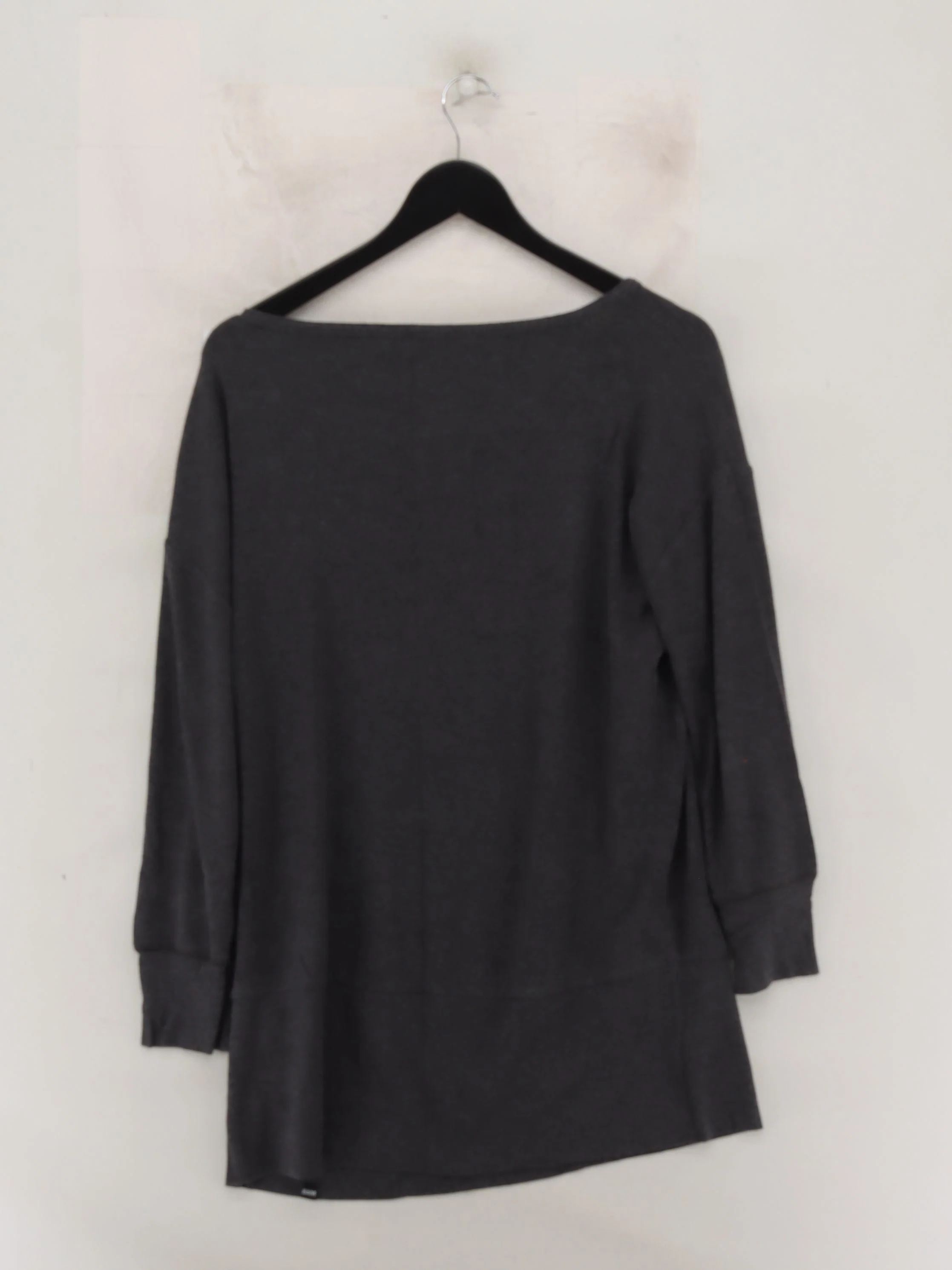 BAM Women's T-Shirt M Grey Cotton with Elastane Short Sleeve Round Neck Basic - Image 2