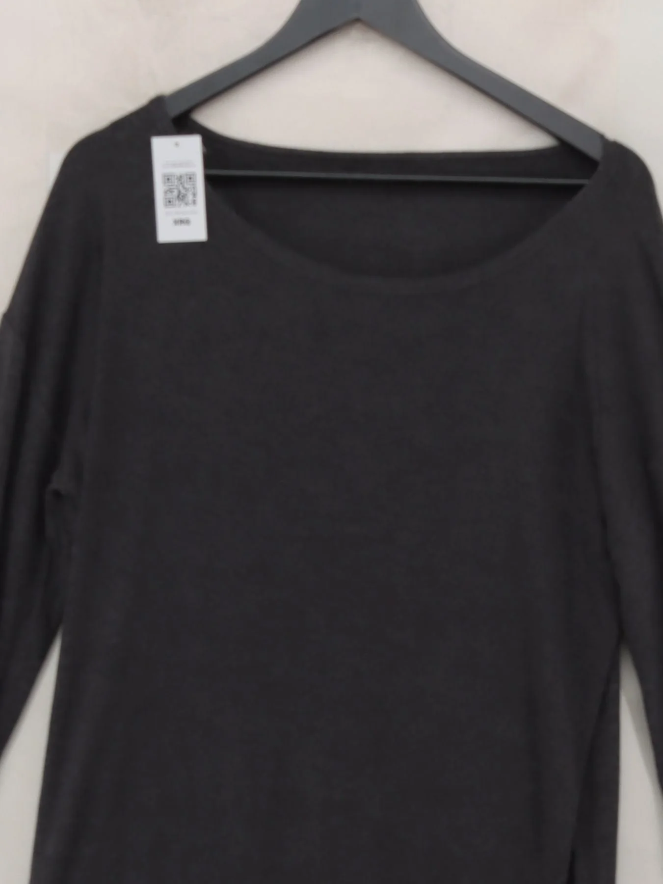 BAM Women's T-Shirt M Grey Cotton with Elastane Short Sleeve Round Neck Basic - Image 3