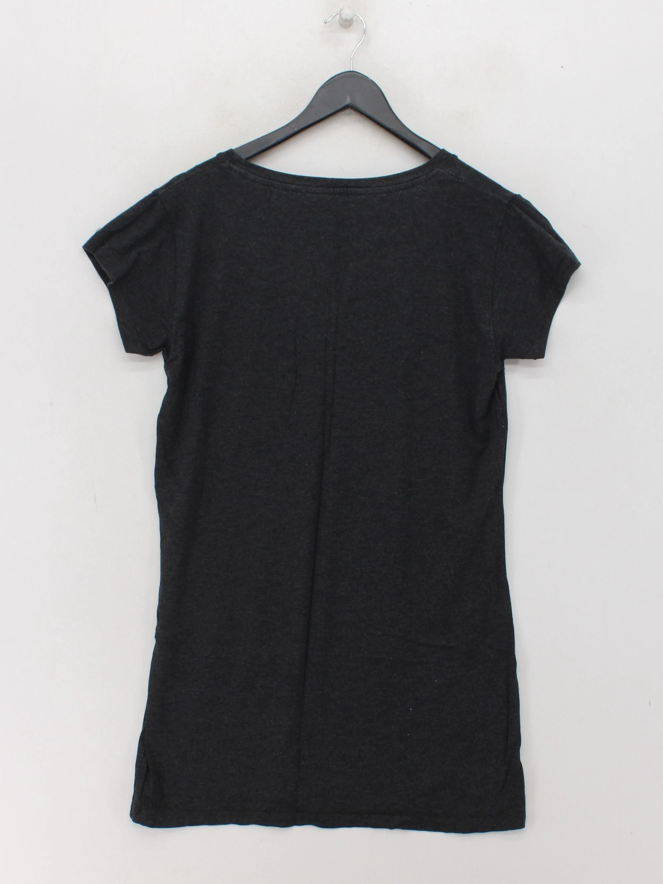 BAM Women's T-Shirt M Grey Cotton with Elastane Short Sleeve Round Neck Basic - Image 2