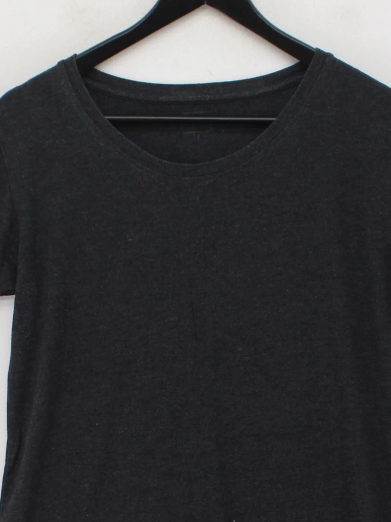 BAM Women's T-Shirt M Grey Cotton with Elastane Short Sleeve Round Neck Basic - Image 3