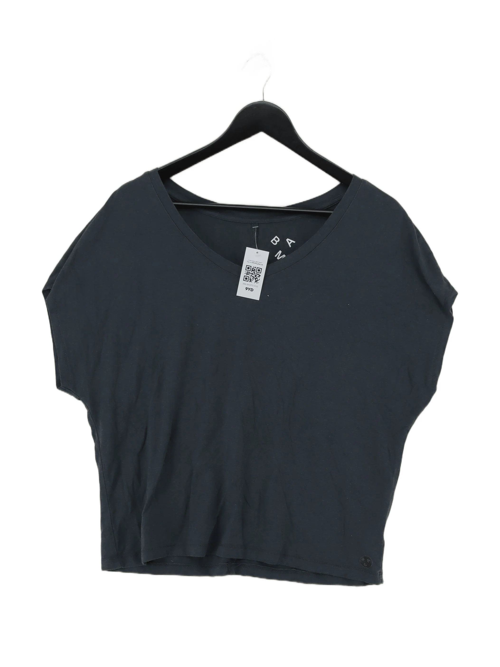 BAM Women's T-Shirt UK 10 Grey Viscose with Cotton, Elastane Basic