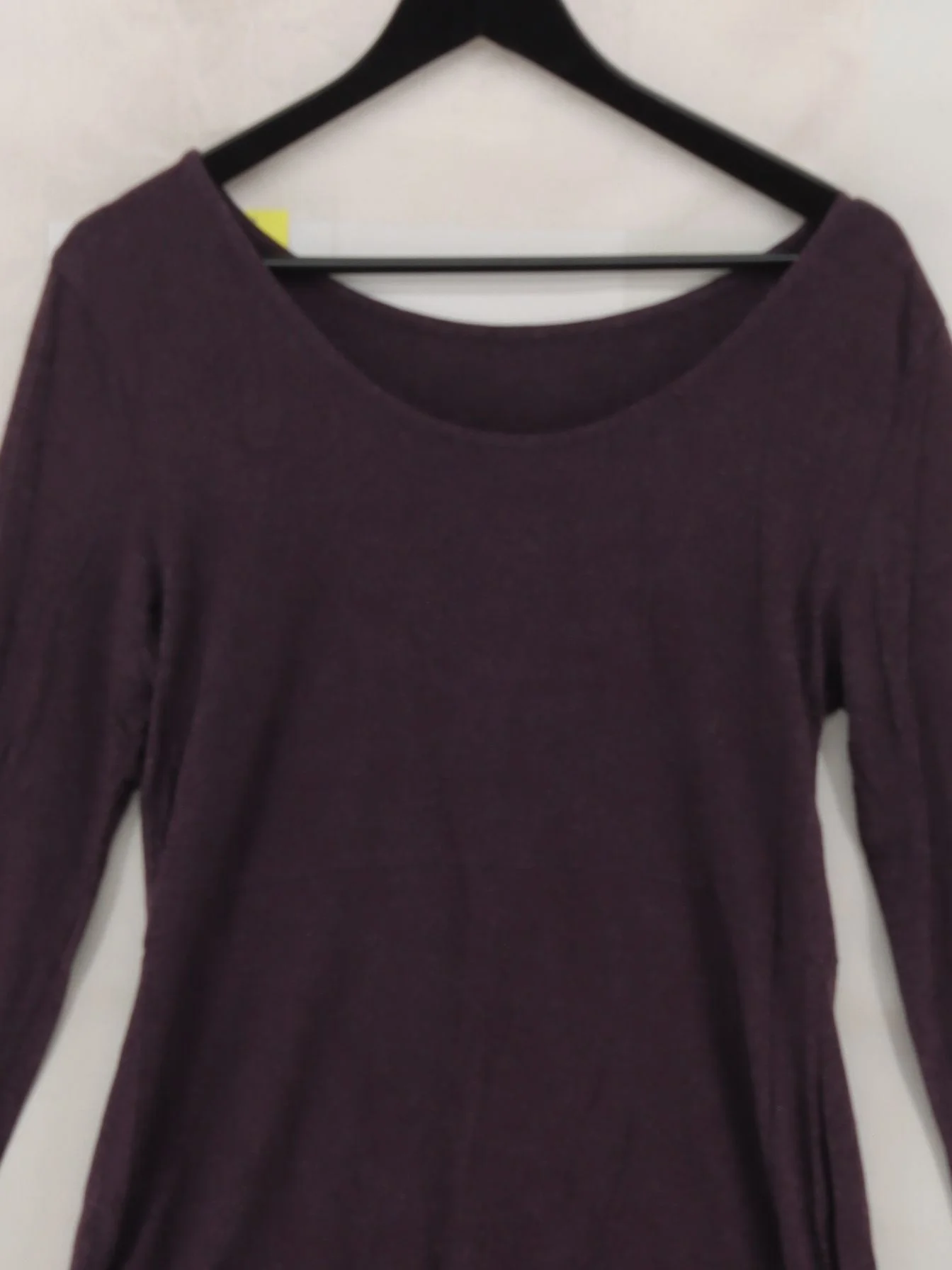 BAM Women's Top M Purple Viscose with Cotton, Elastane Basic - Image 3