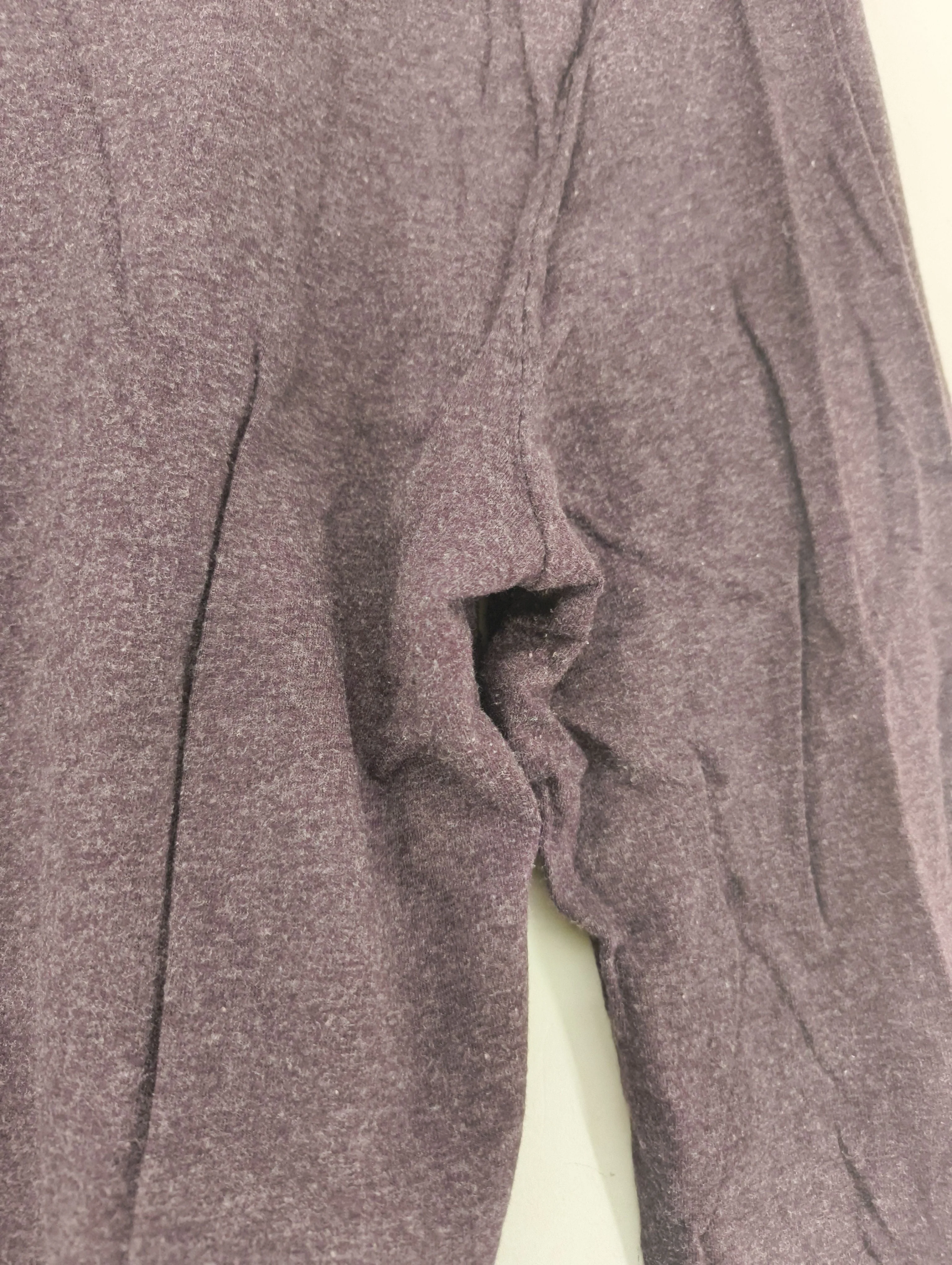 BAM Women's Top M Purple Viscose with Cotton, Elastane Basic - Image 5