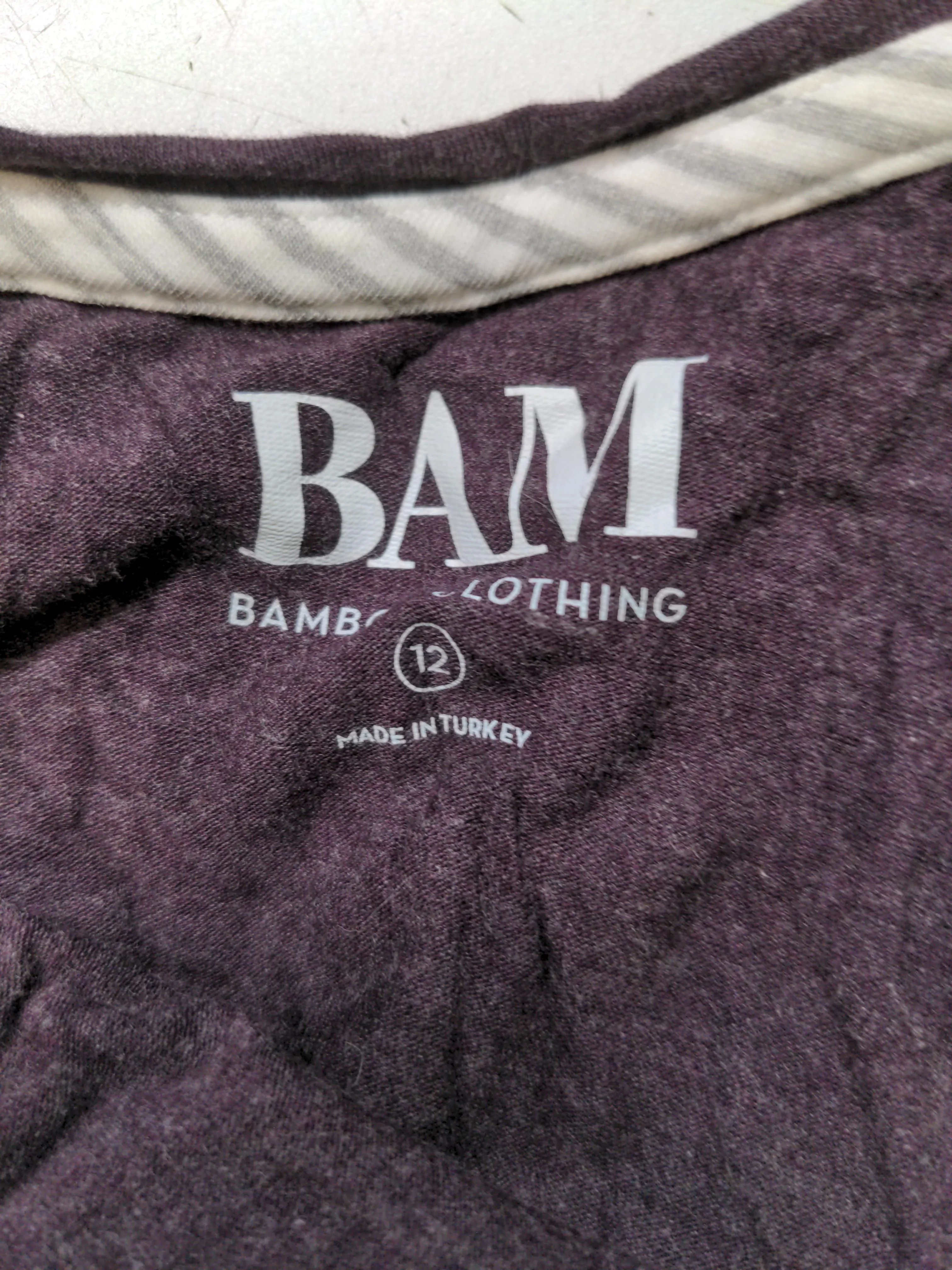 BAM Women's Top UK 12 Red Viscose with Cotton, Elastane Sleeveless V-Neck Basic - Image 6