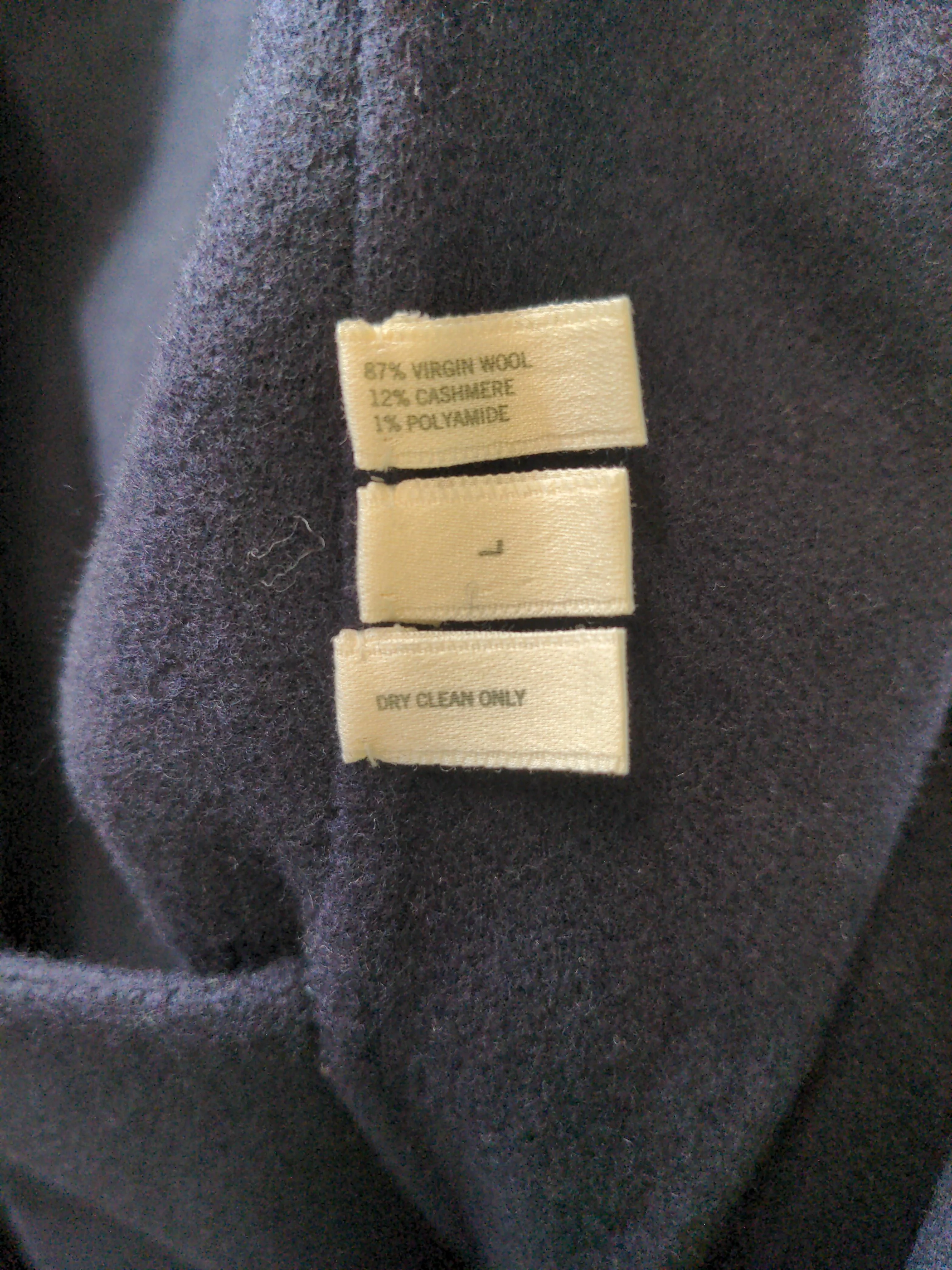 Bamford Women's Coat L Black Wool with Cashmere, Polyamide Overcoat - Image 6