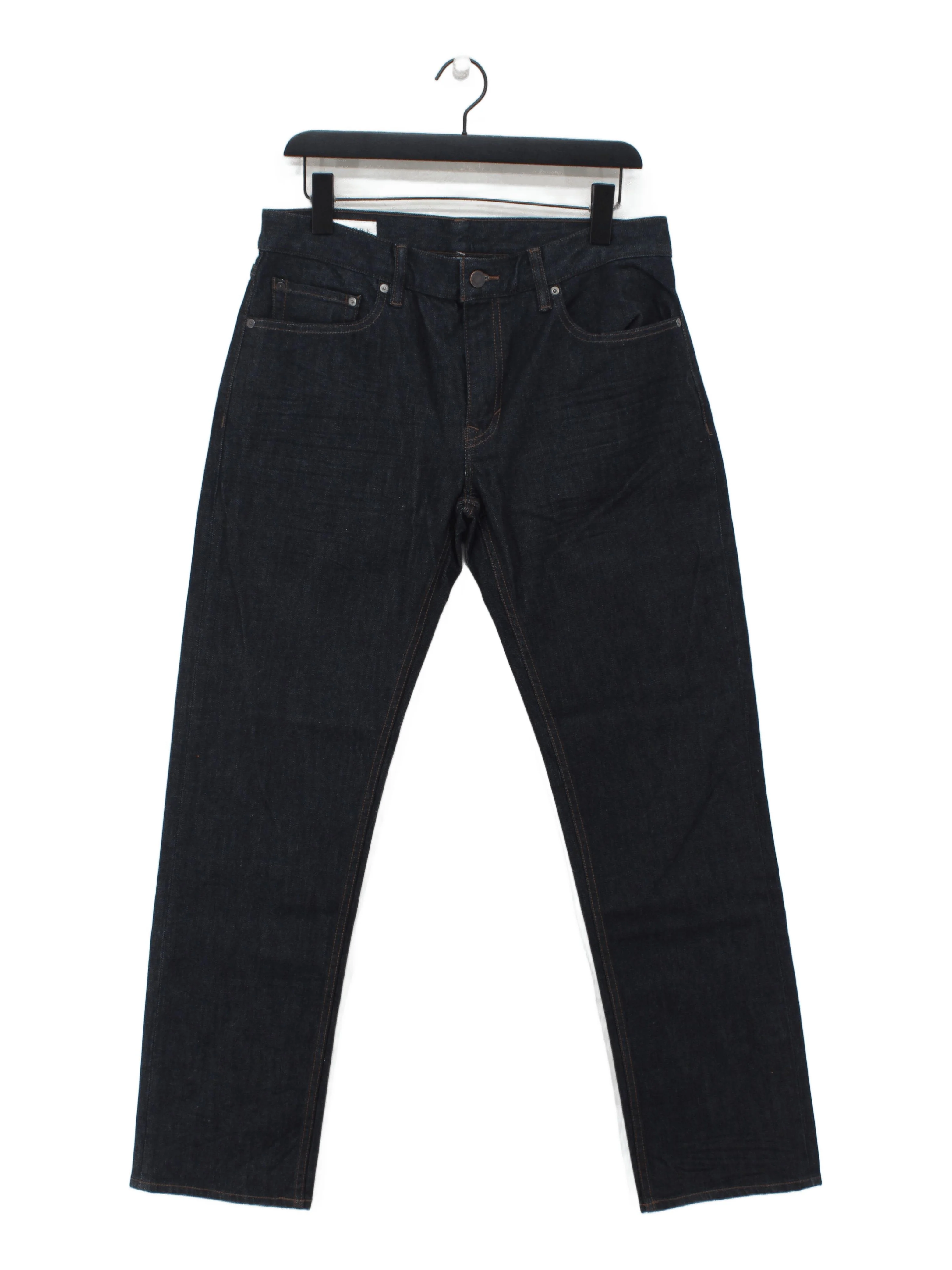 Banana Republic Men's Jeans W 32 in; L 32 in Blue Cotton with Elastane Straight