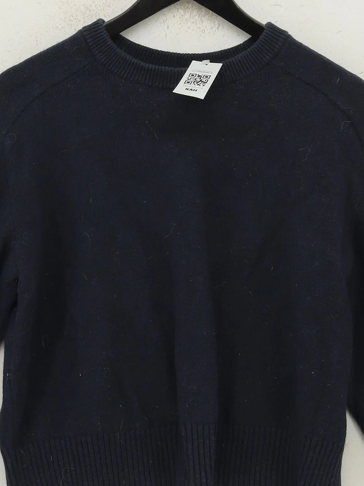 Banana Republic Men's Jumper S Blue Cotton with Nylon, Polyester, Wool Pullover - Image 3