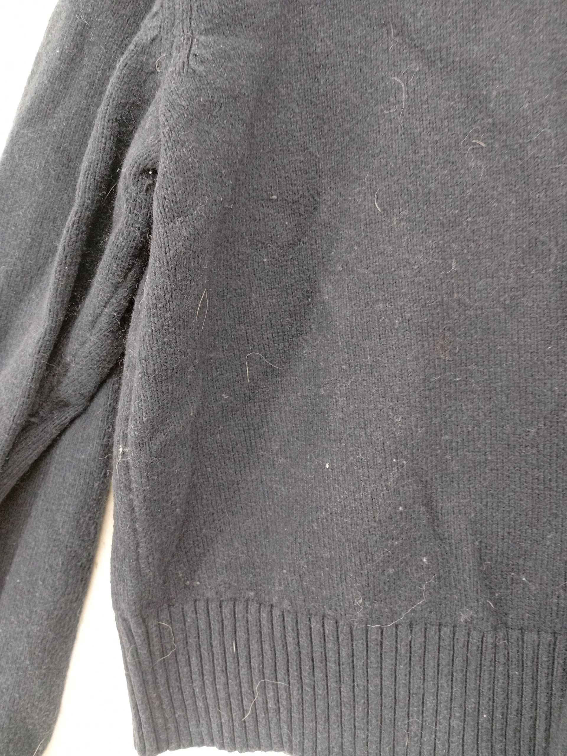 Banana Republic Men's Jumper S Blue Cotton with Nylon, Polyester, Wool Pullover - Image 5