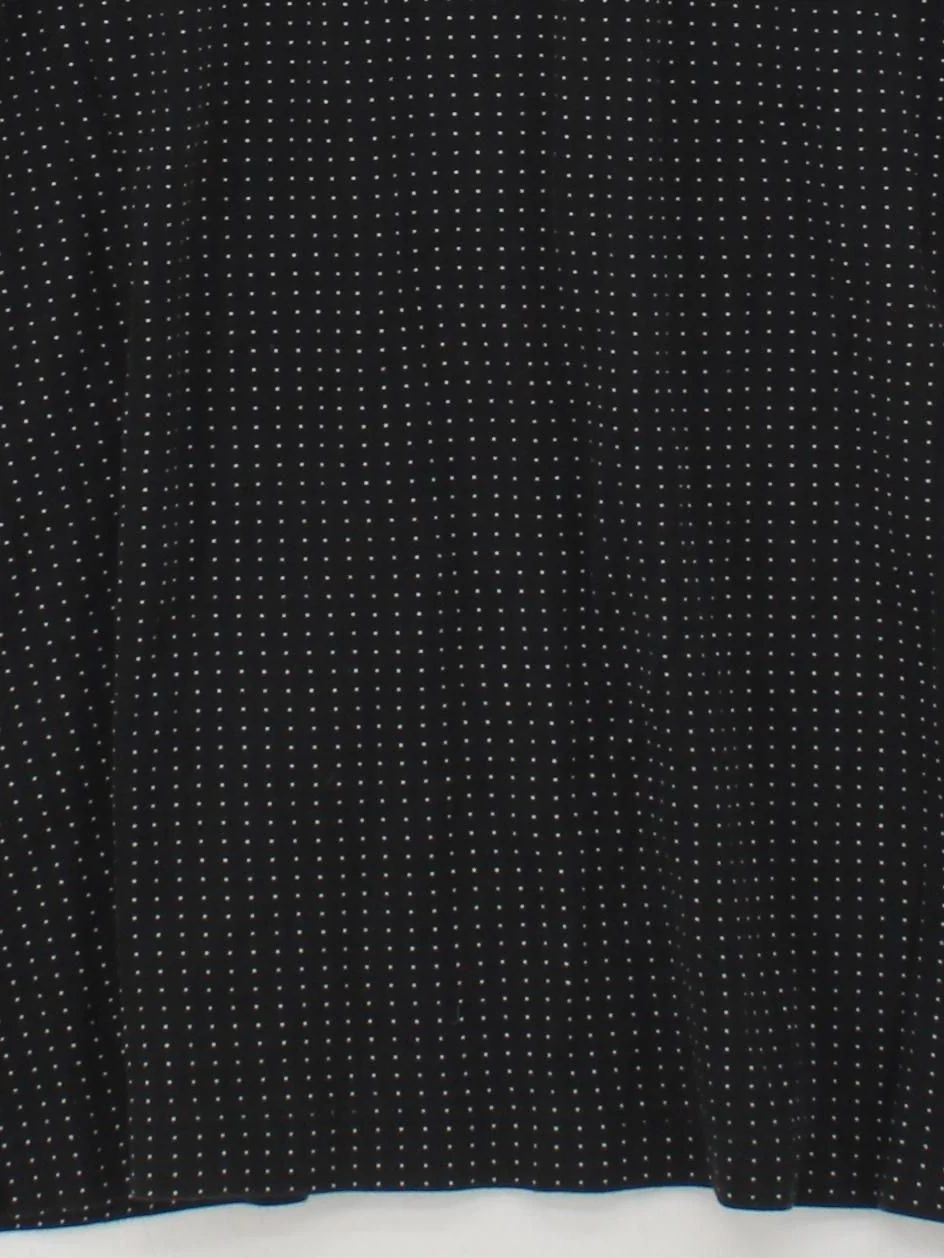 Banana Republic Men's Polo L Black Polkadot 100% Cotton Basic - Image 4