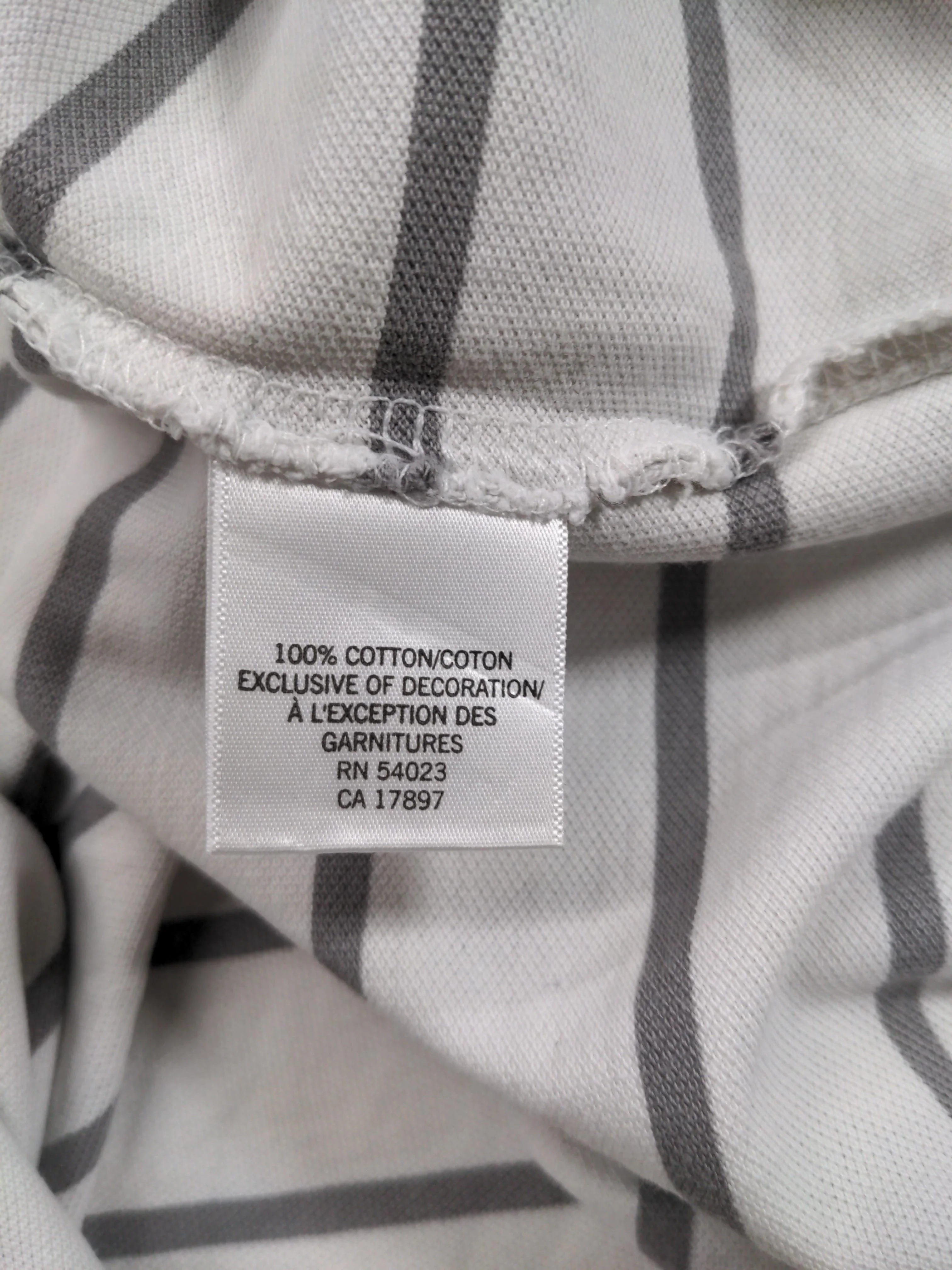 Banana Republic Men's Polo L Multi Striped 100% Cotton Basic - Image 6