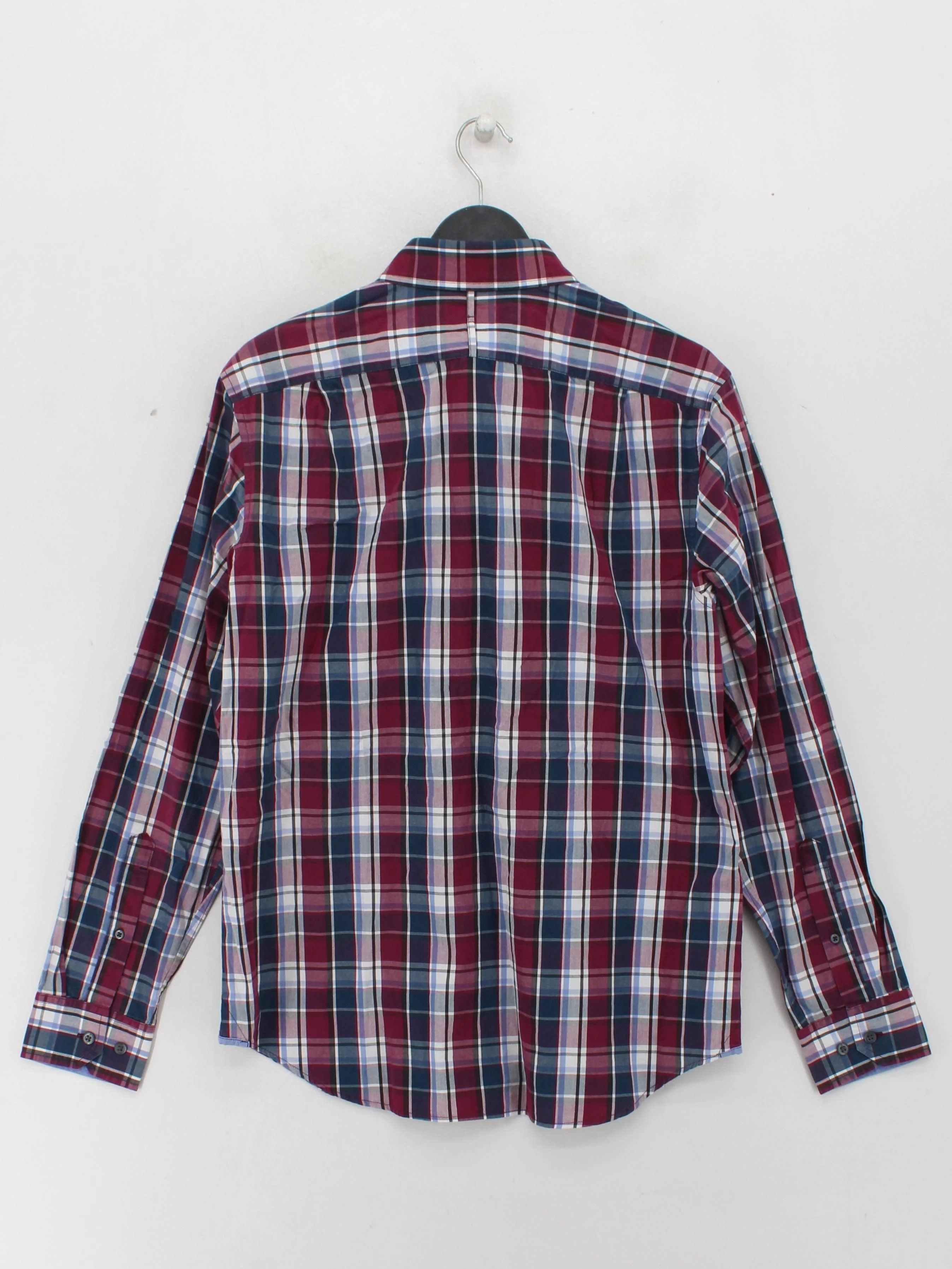 Banana Republic Men's Shirt M Multi Checkered 100% Cotton Basic - Image 2