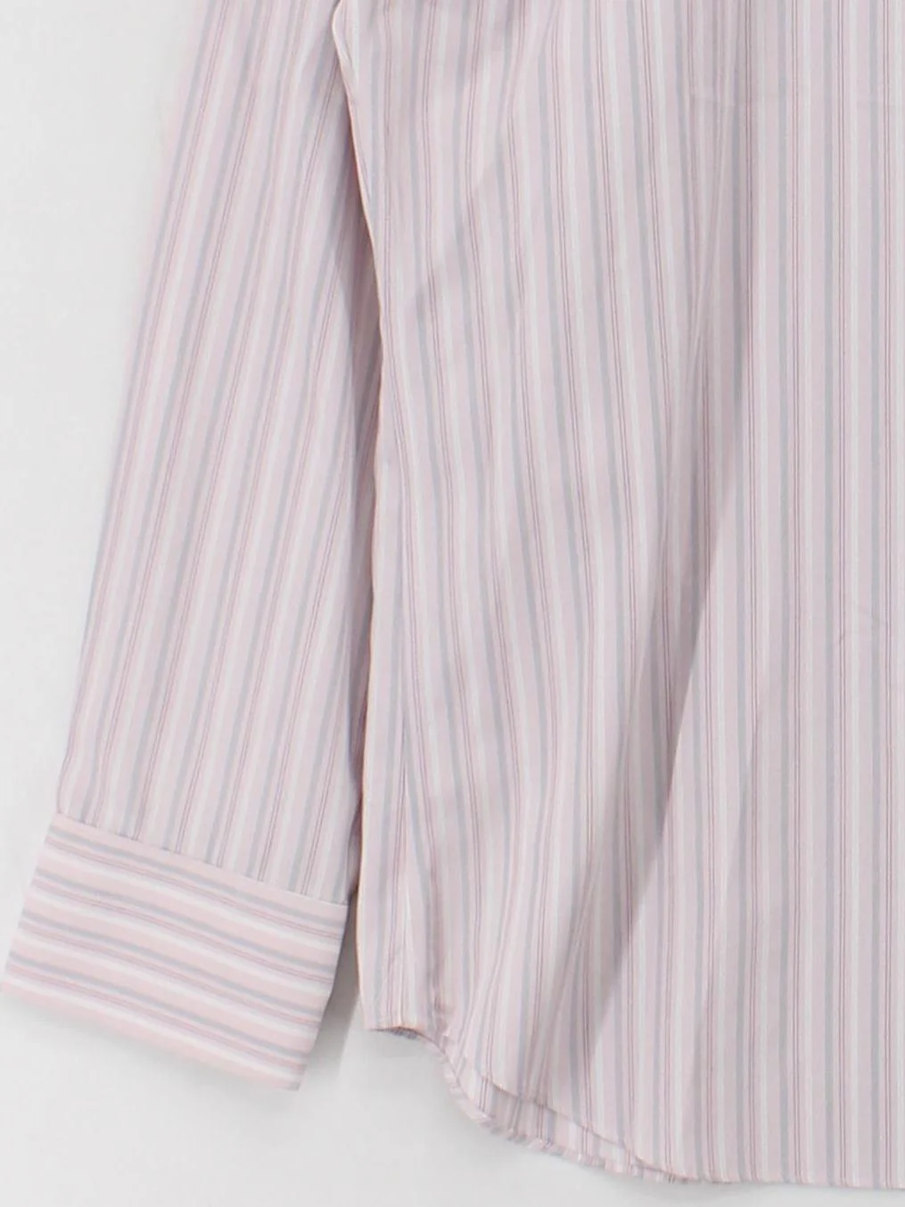 Banana Republic Men's Shirt M Pink Striped 100% Cotton Basic - Image 4