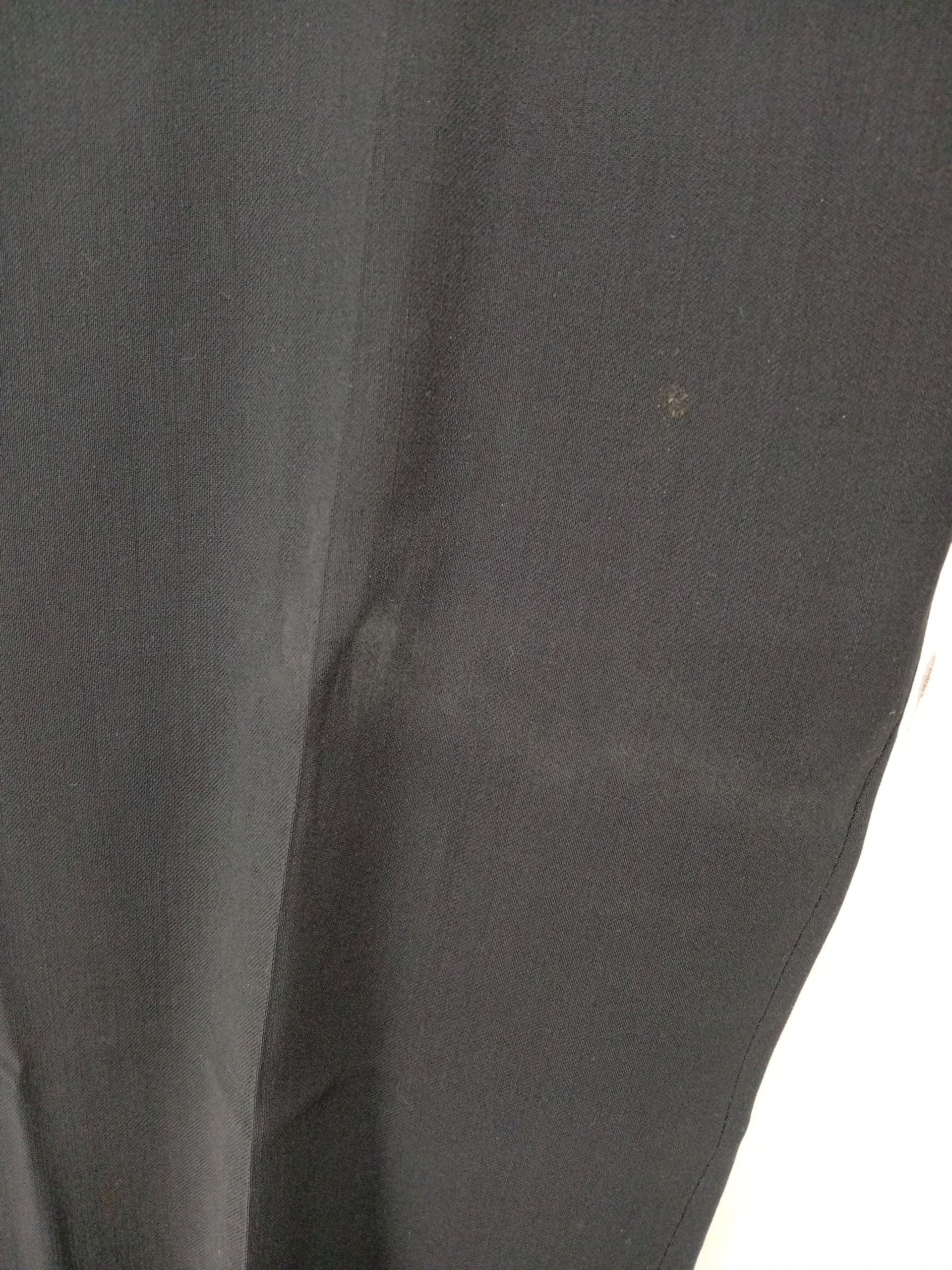 Banana Republic Men's Suit Trousers W 32 in Blue Wool with Acetate Dress Pants - Image 5