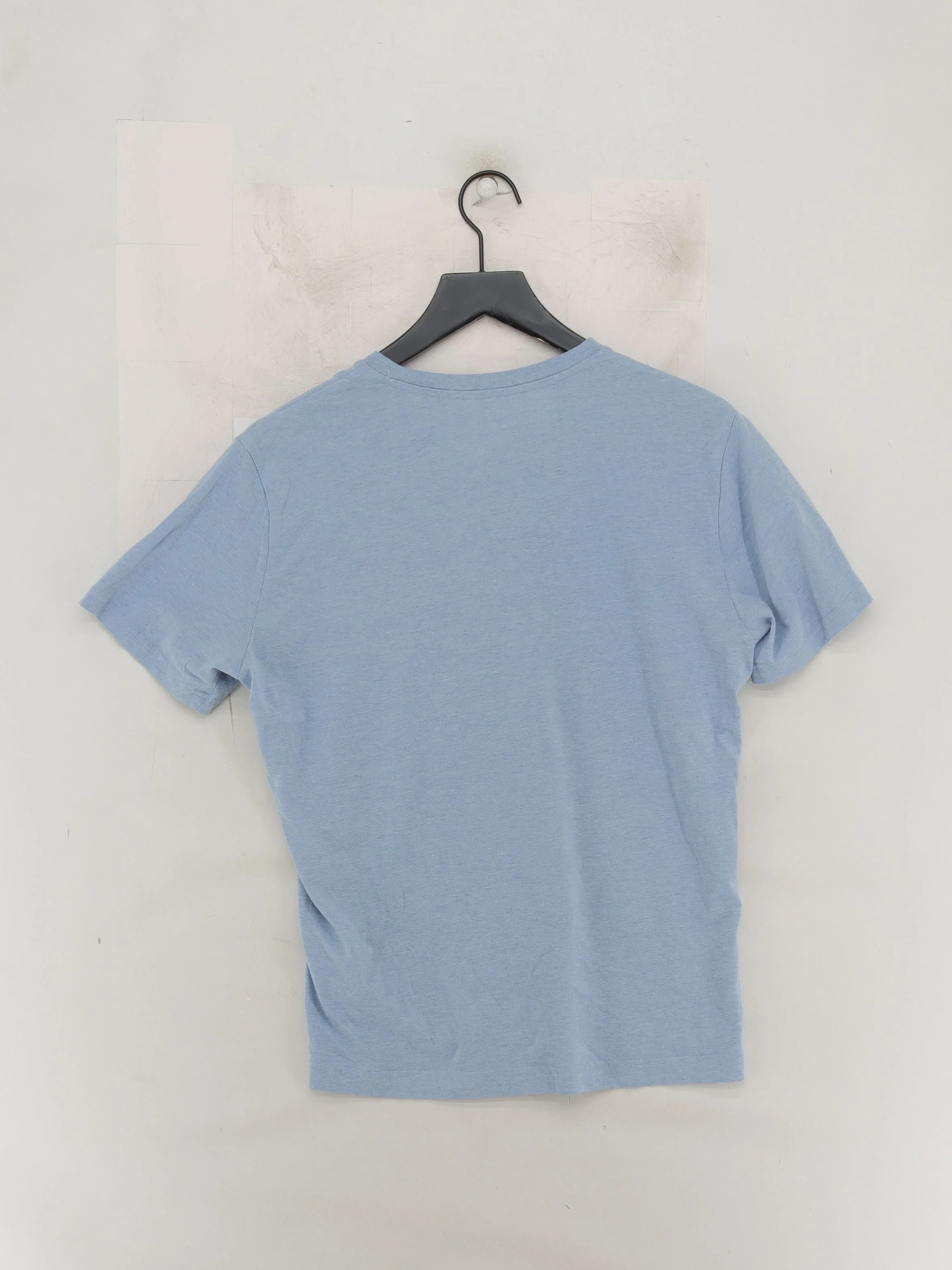 Banana Republic Men's T-Shirt M Blue Cotton with Polyester Basic - Image 2