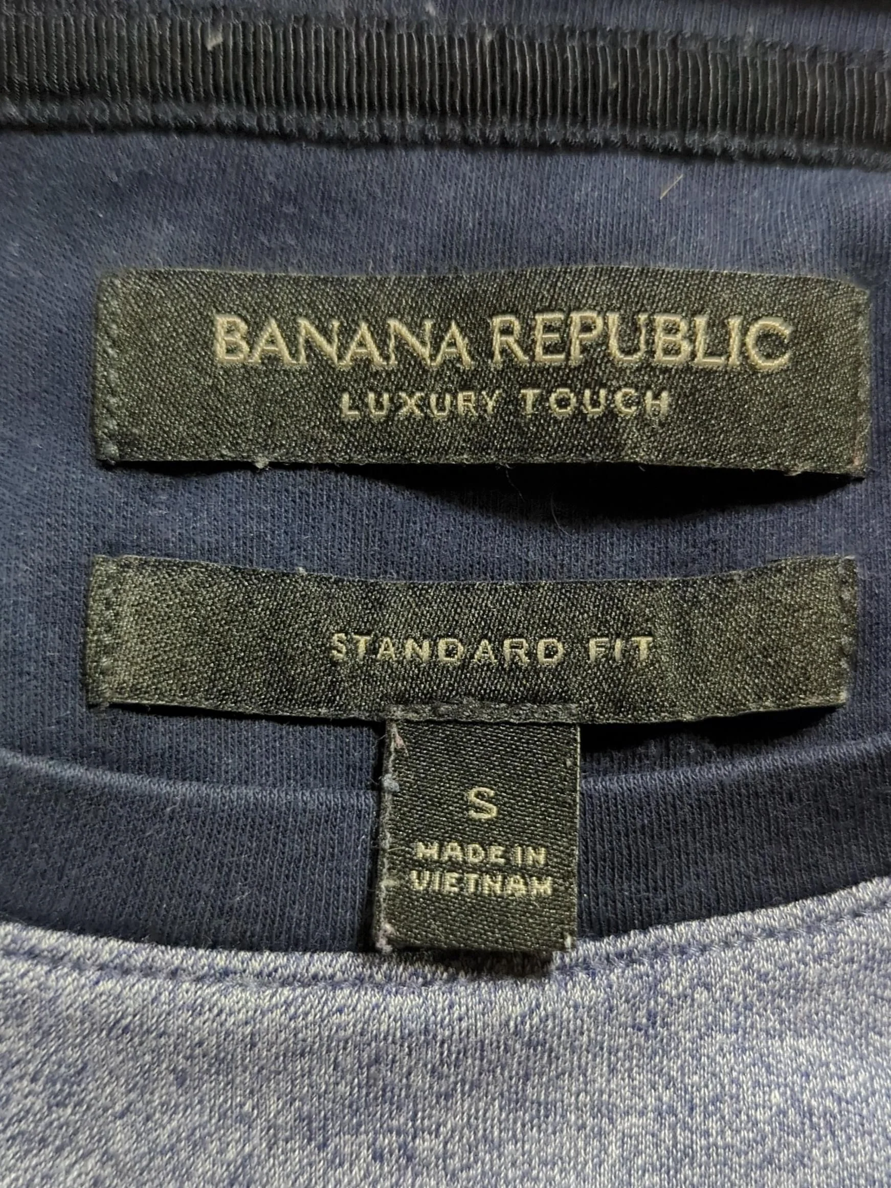 Banana Republic Men's T-Shirt S Blue 100% Cotton Basic - Image 6