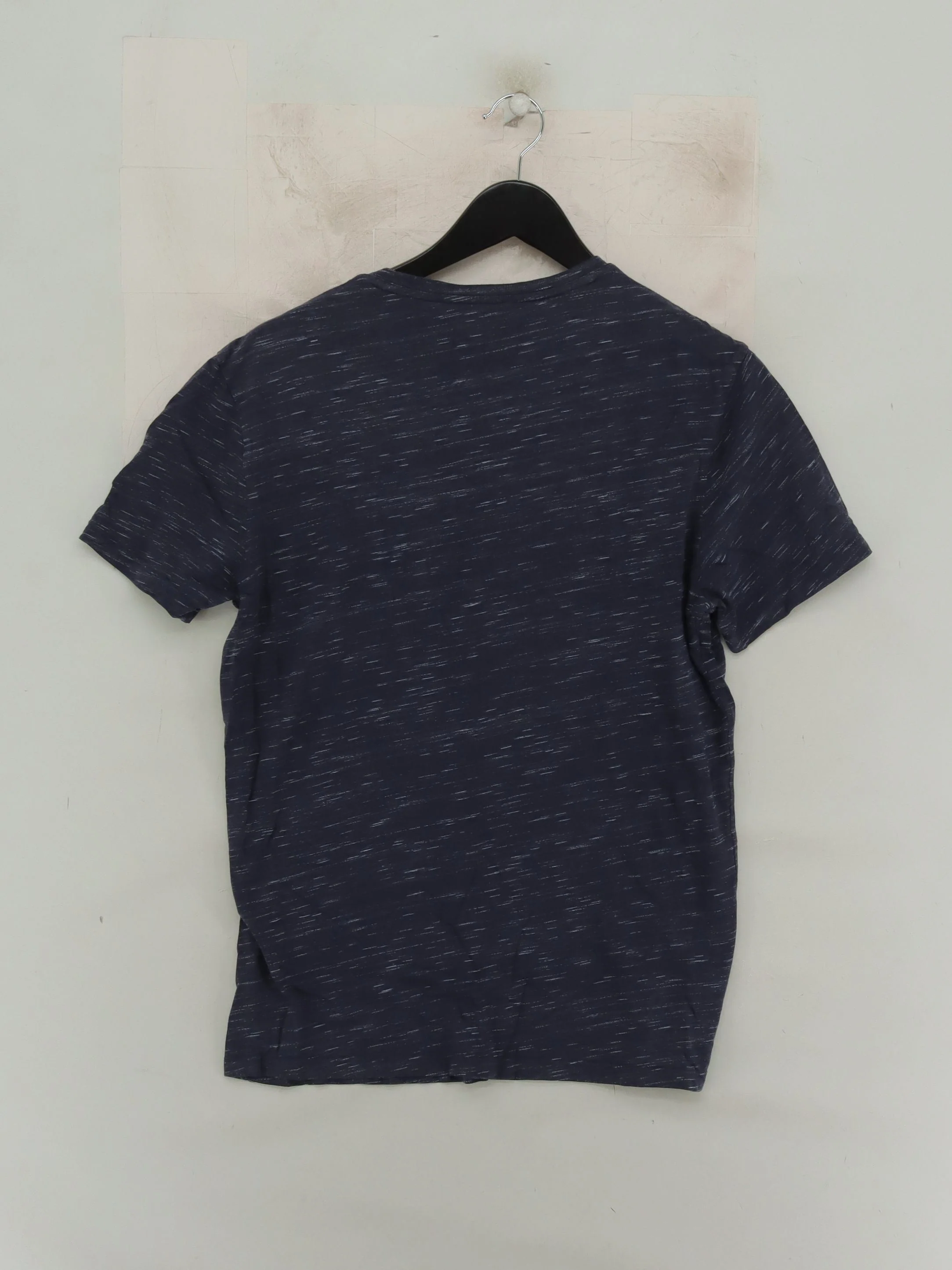 Banana Republic Men's T-Shirt S Blue Cotton with Viscose, Polyester Basic - Image 2