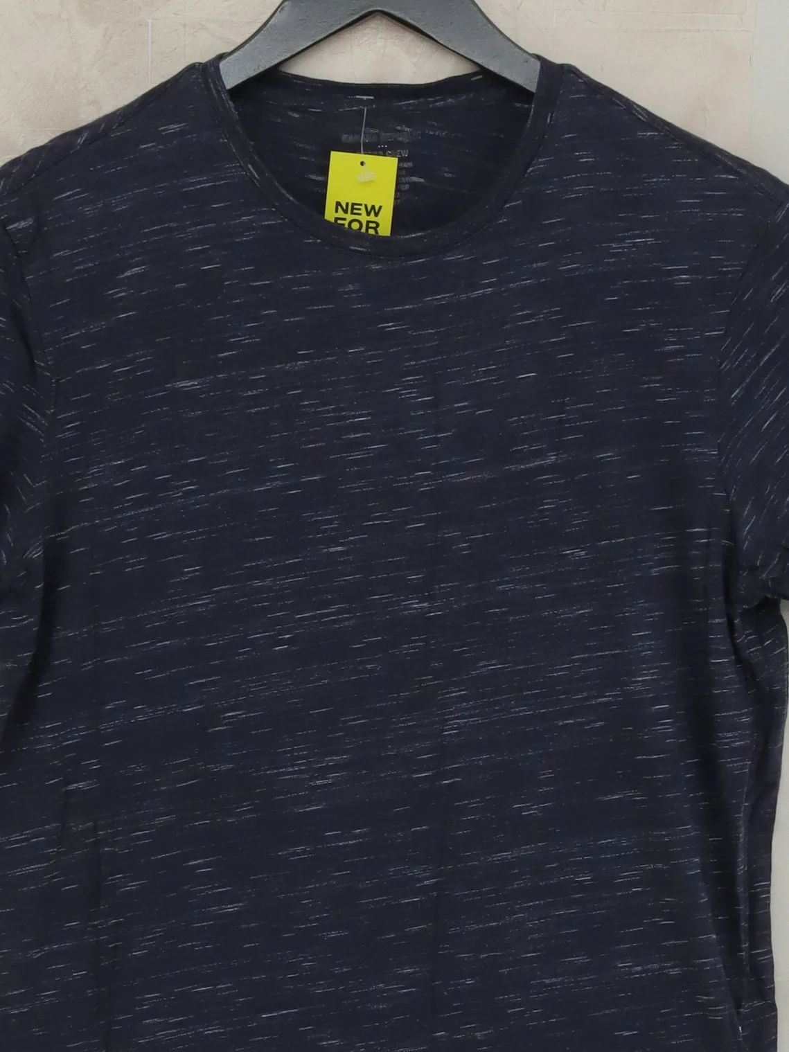 Banana Republic Men's T-Shirt S Blue Cotton with Viscose, Polyester Basic - Image 3