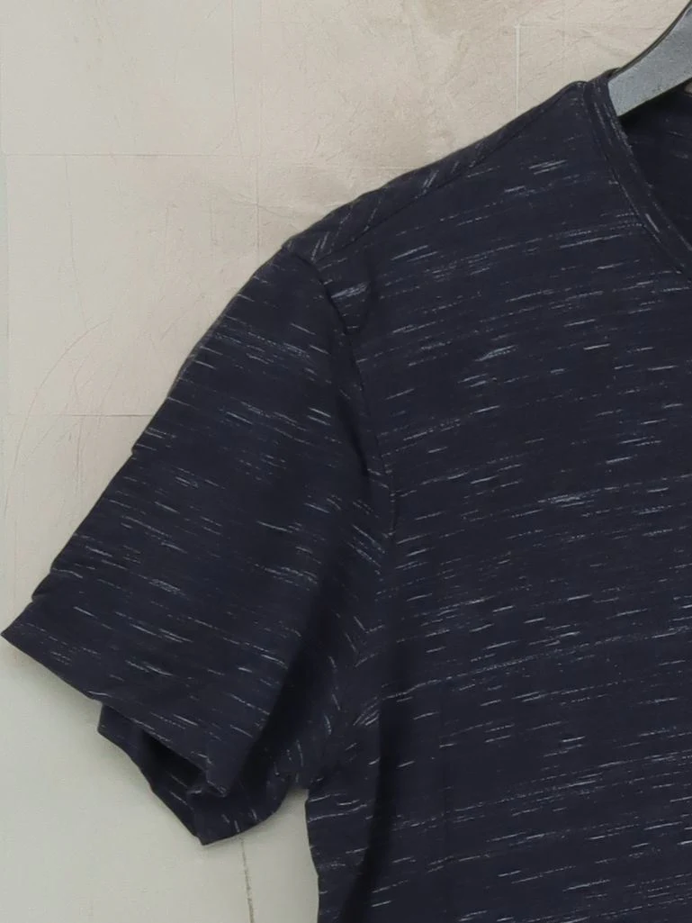 Banana Republic Men's T-Shirt S Blue Cotton with Viscose, Polyester Basic - Image 4