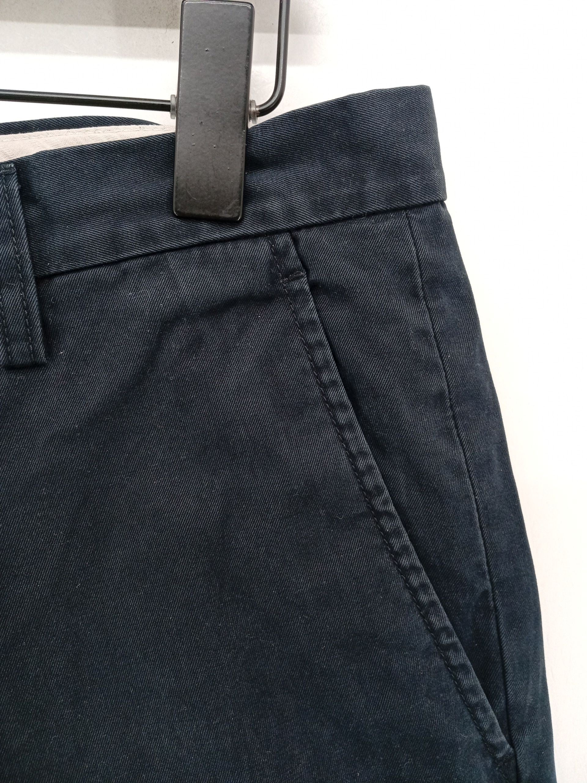 Banana Republic Men's Trousers W 32 in; L 32 in Blue 100% Cotton Straight Chino - Image 5