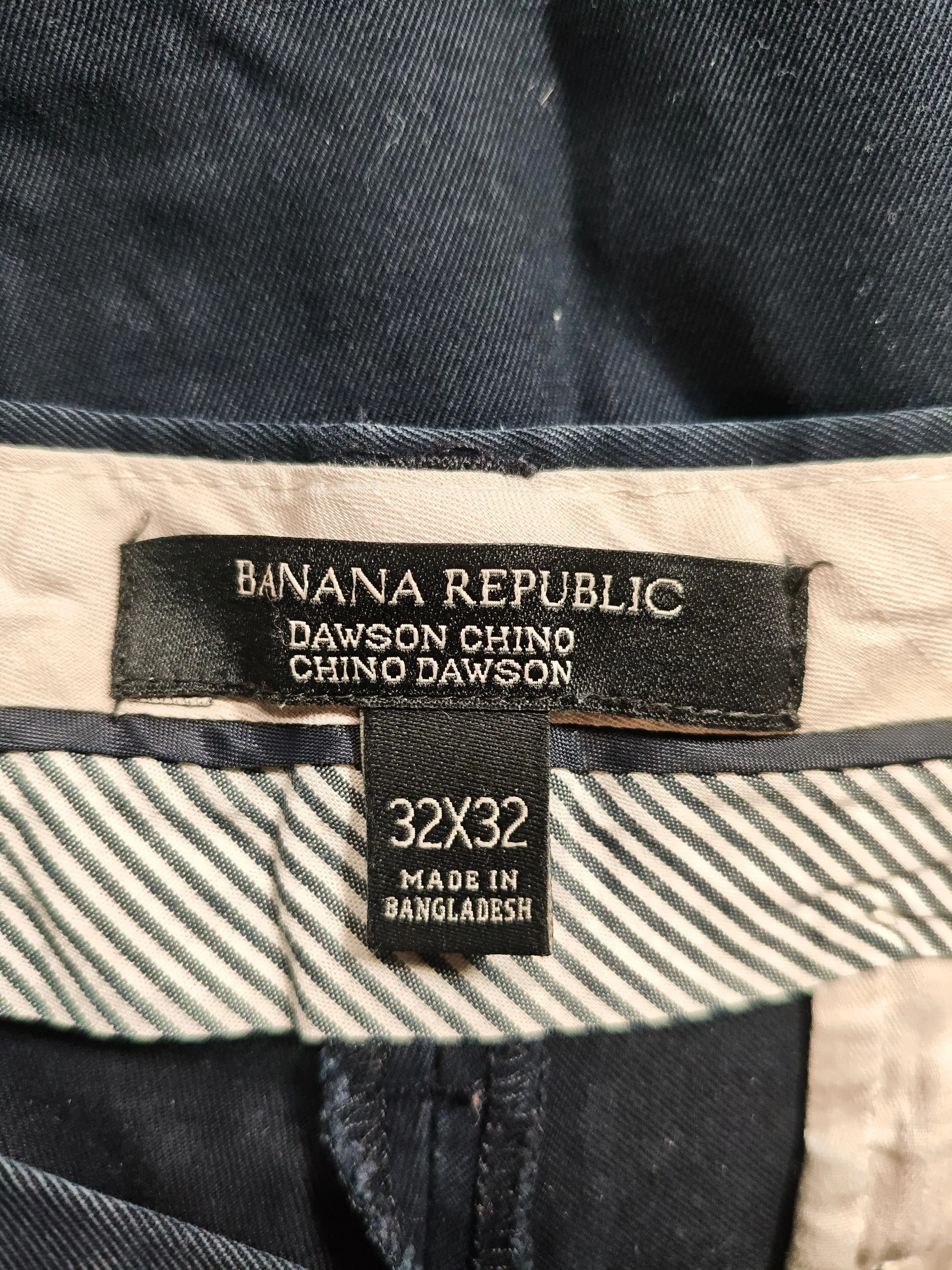 Banana Republic Men's Trousers W 32 in; L 32 in Blue 100% Cotton Straight Chino - Image 6