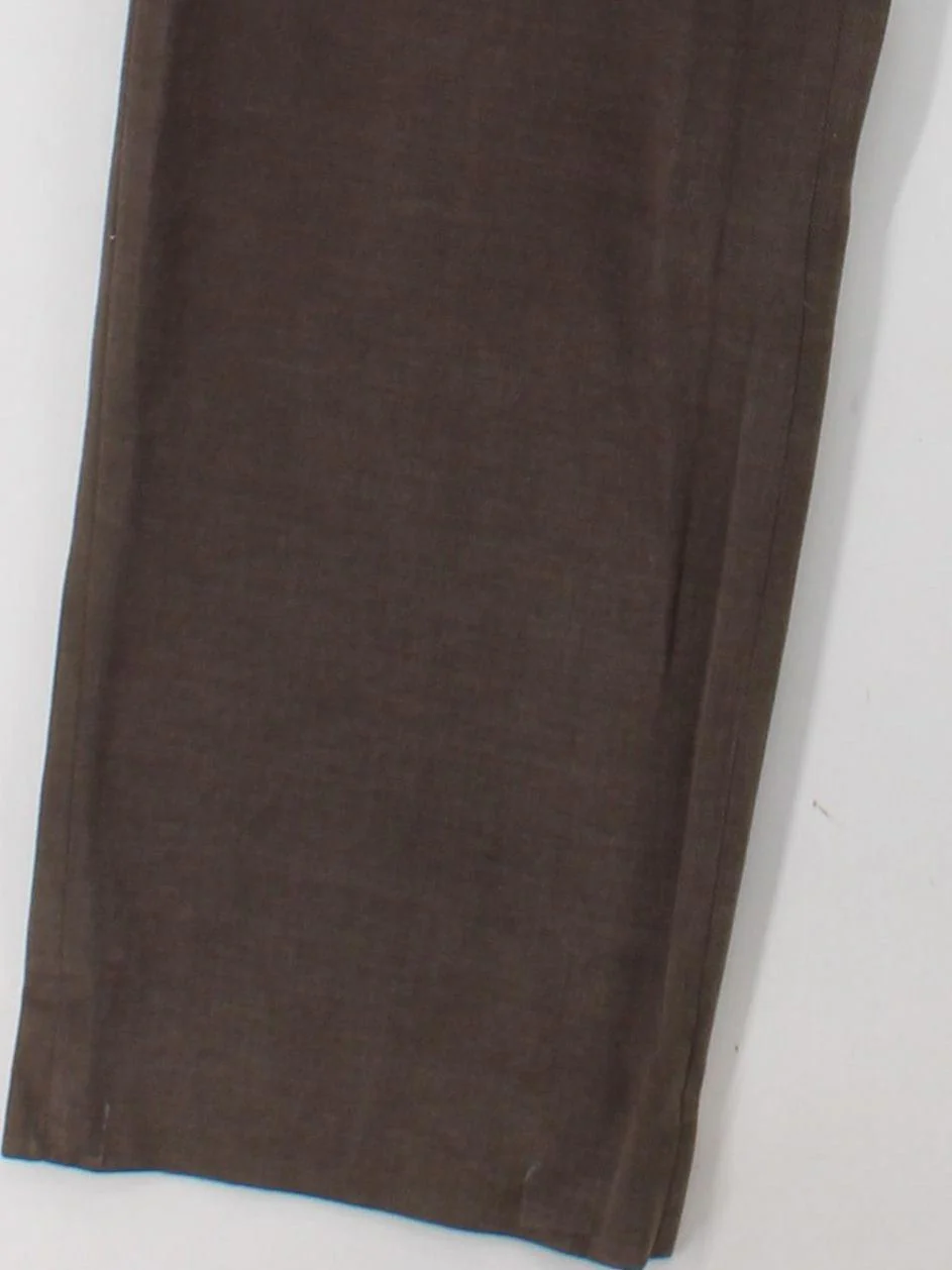 Banana Republic Men's Trousers W 33 in Brown Cotton with Acetate Chino - Image 4