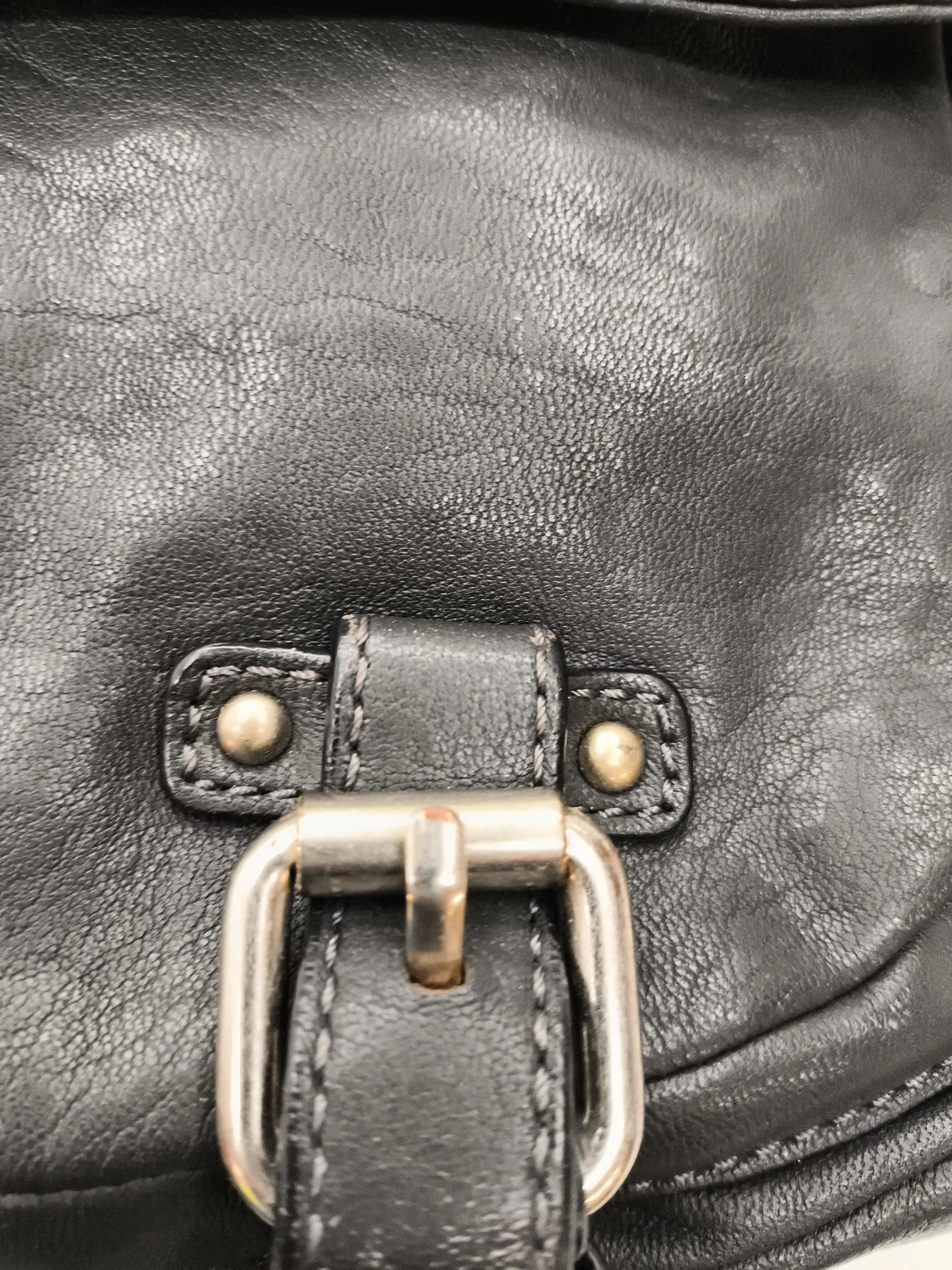 Banana Republic Women's Bag Black 100% Leather Shoulder Bag - Image 3