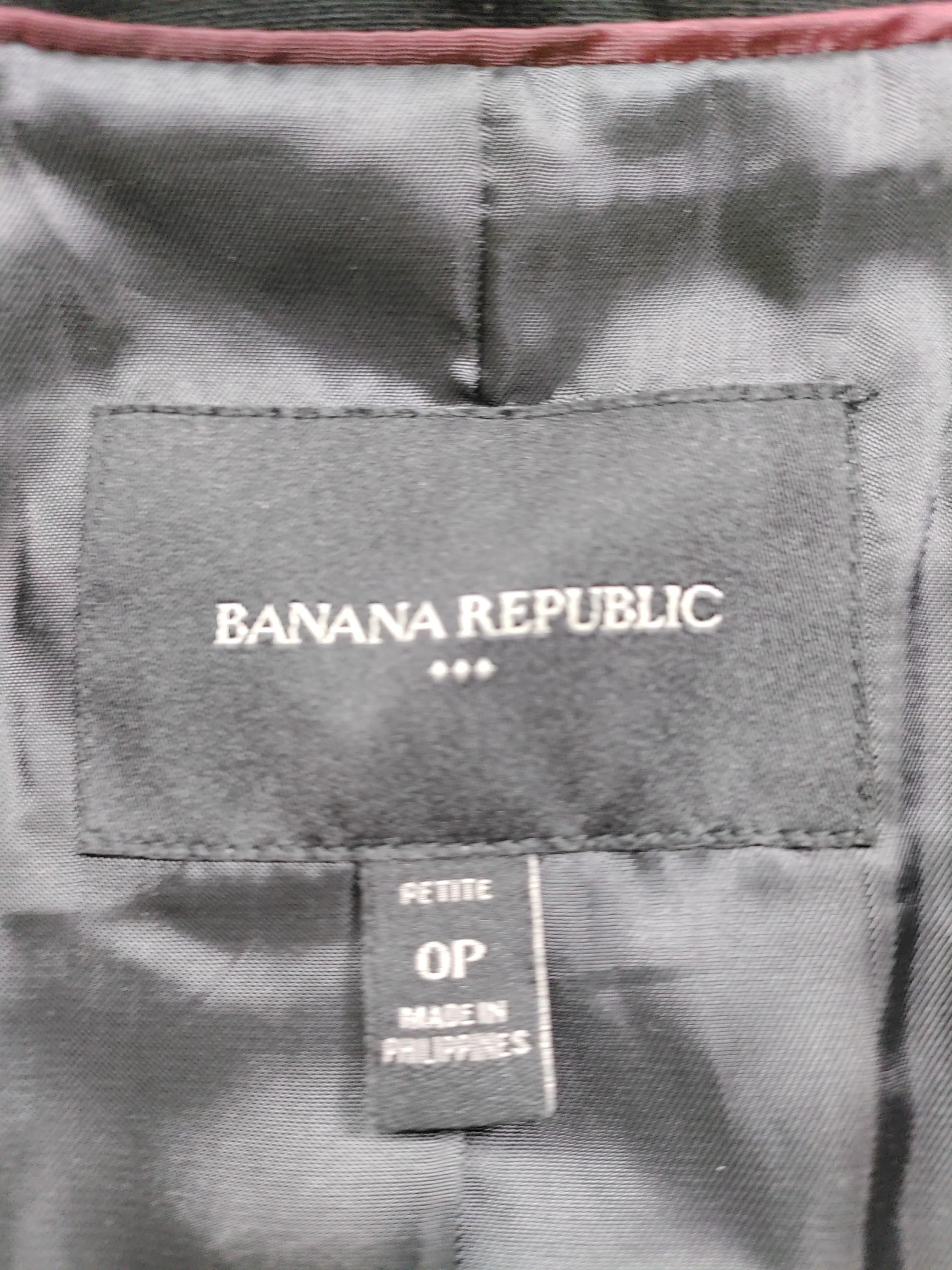 Banana Republic Women's Blazer UK 4 Black Polyester - Image 5