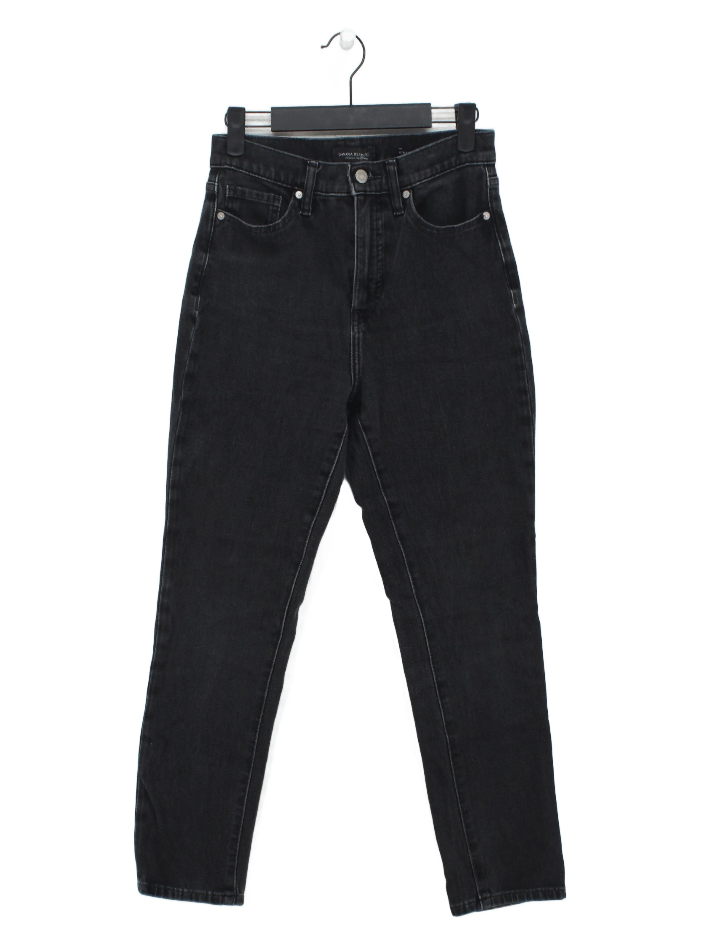 Banana Republic Women's Jeans W 27 in Black Cotton