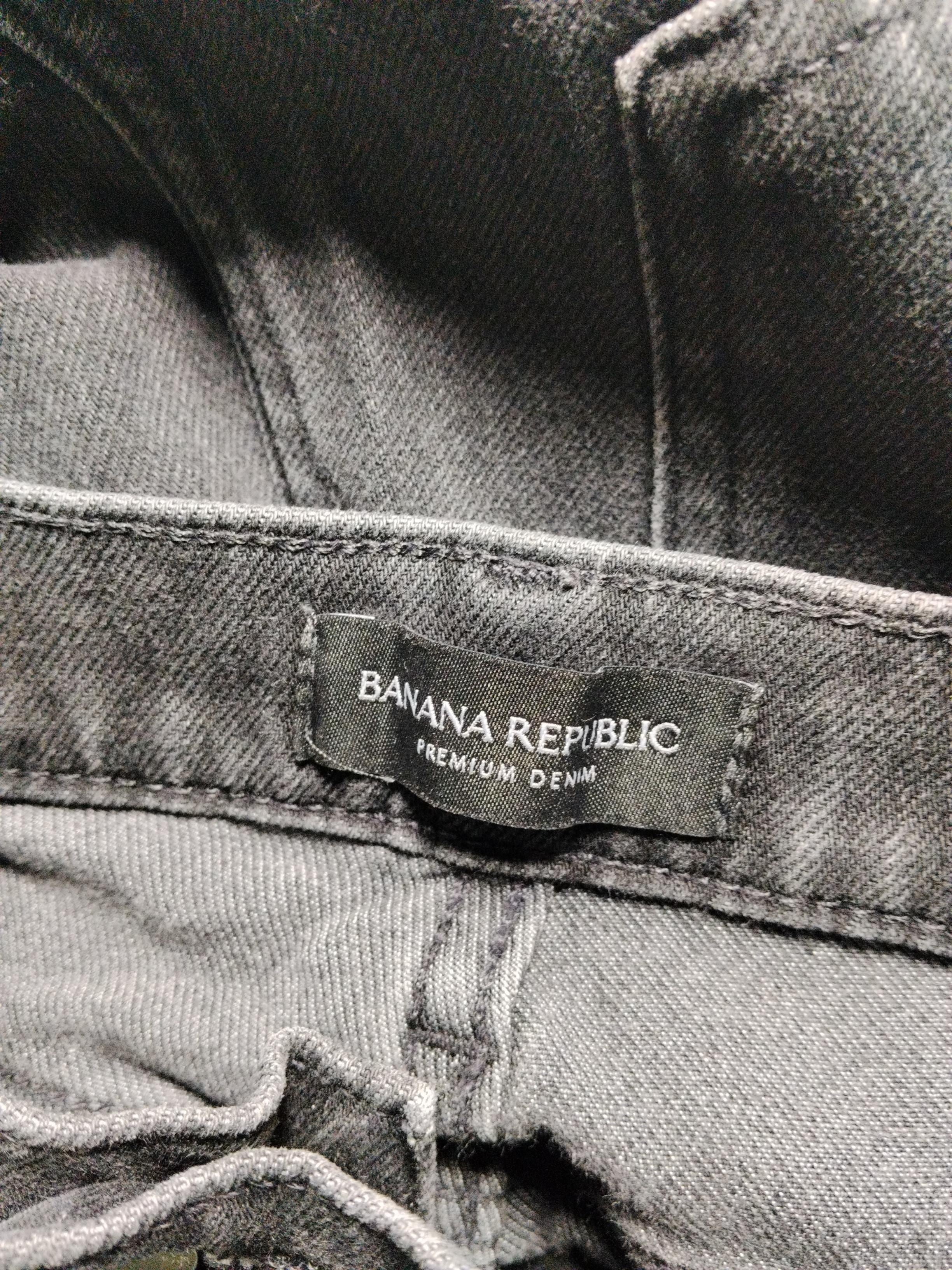 Banana Republic Women's Jeans W 27 in Black Cotton - Image 5