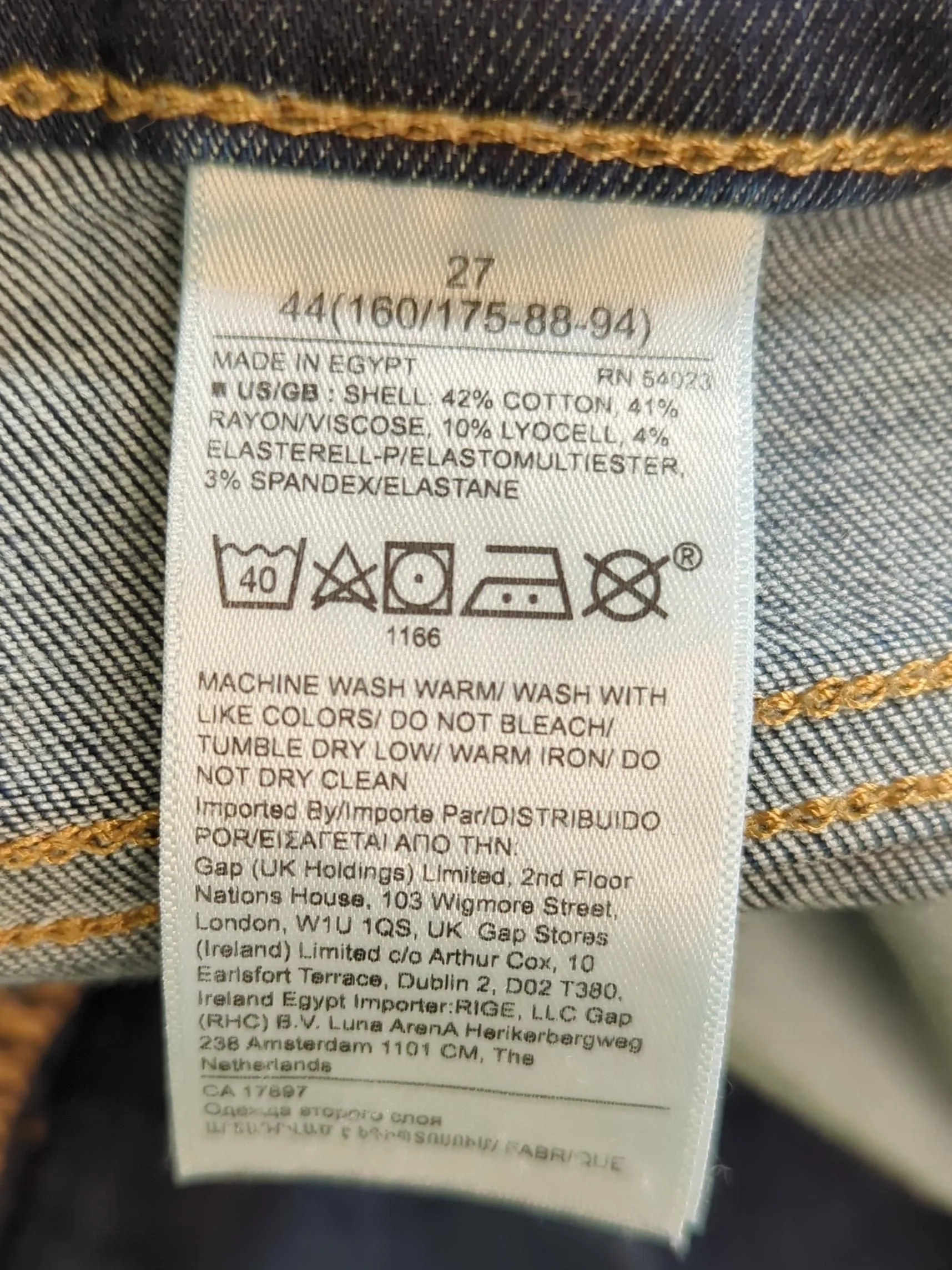 Banana Republic Women's Jeans W 27 in Blue Cotton - Image 6