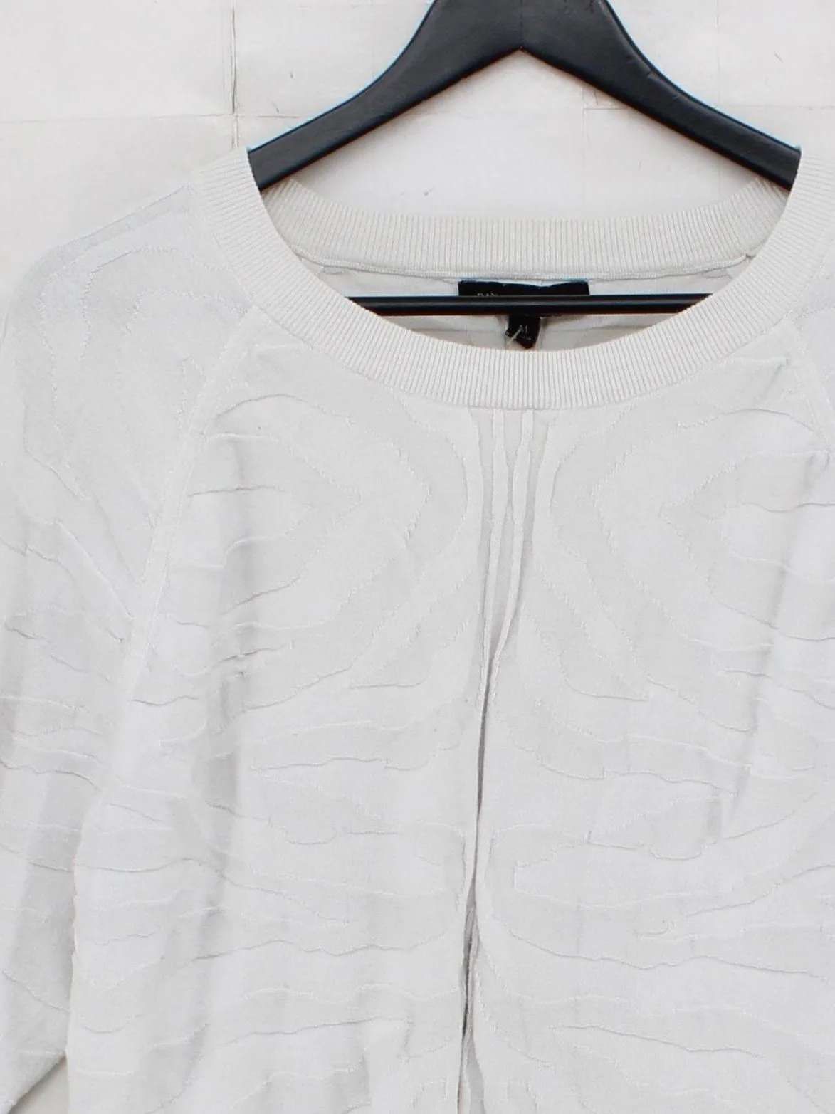 Banana Republic Women's Jumper M White Cotton - Image 3