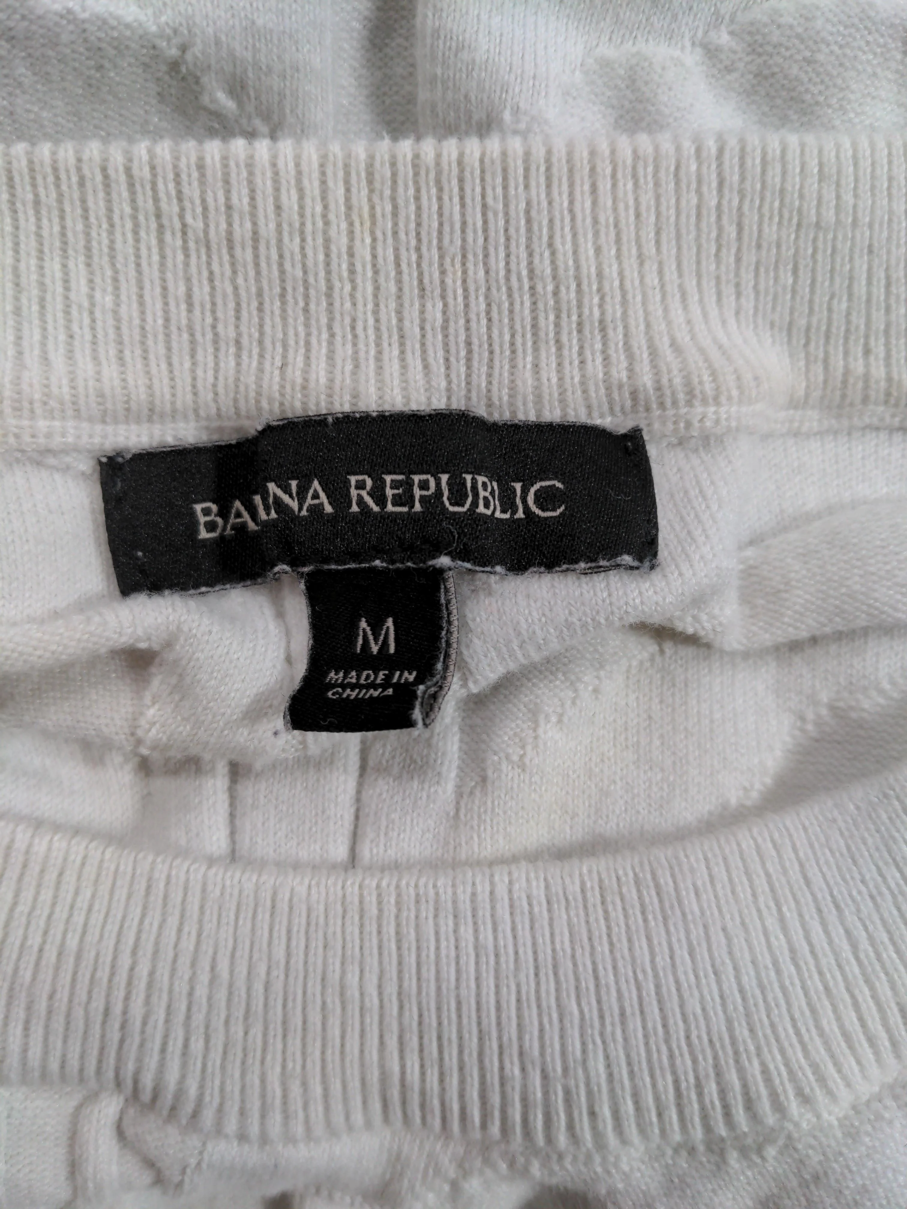 Banana Republic Women's Jumper M White Cotton - Image 5