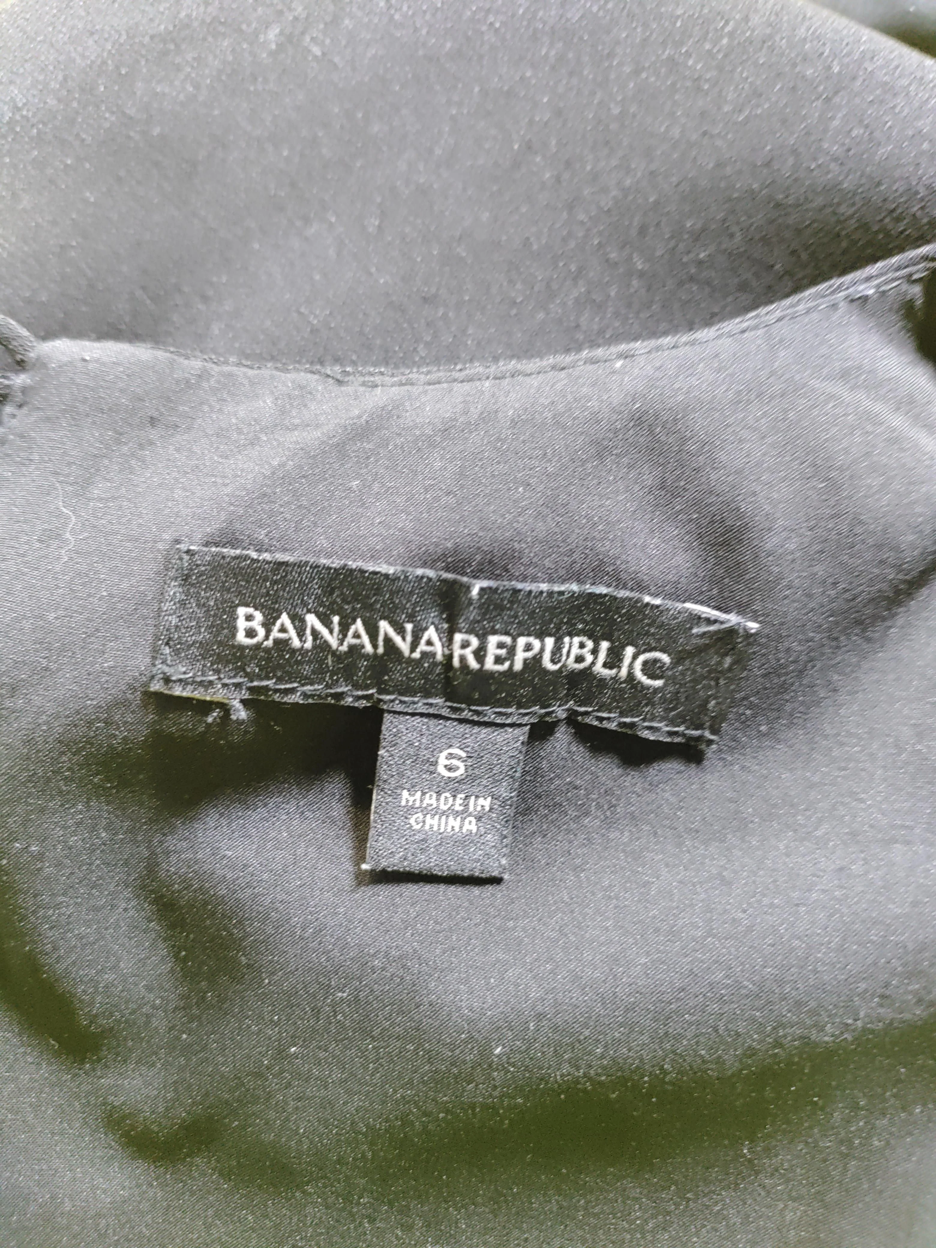 Banana Republic Women's Jumpsuit UK 10 Black 100% Polyester Wide-Leg Jumpsuit - Image 5