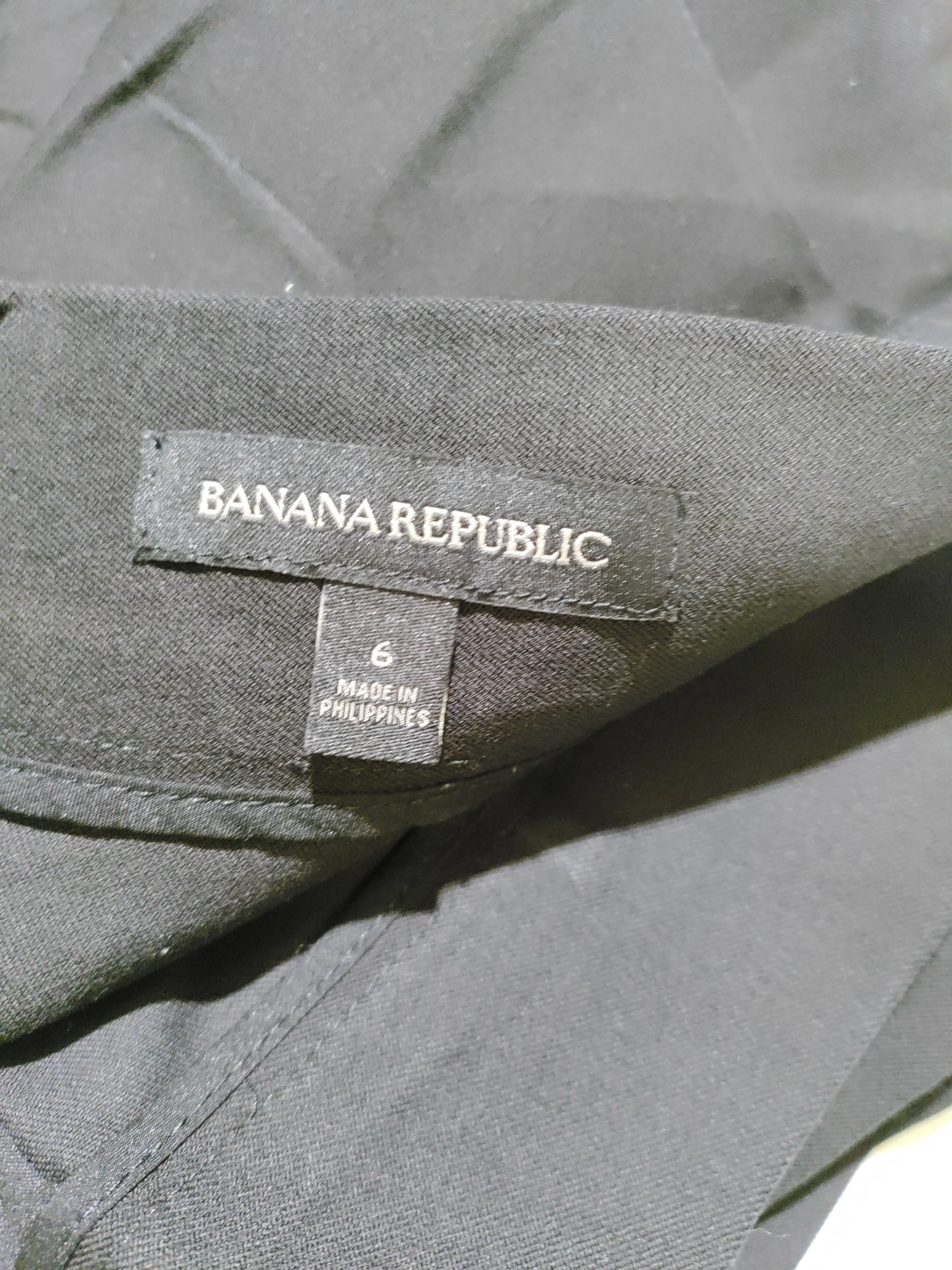 Banana Republic Women's Midi Skirt UK 10 Black Cotton - Image 5