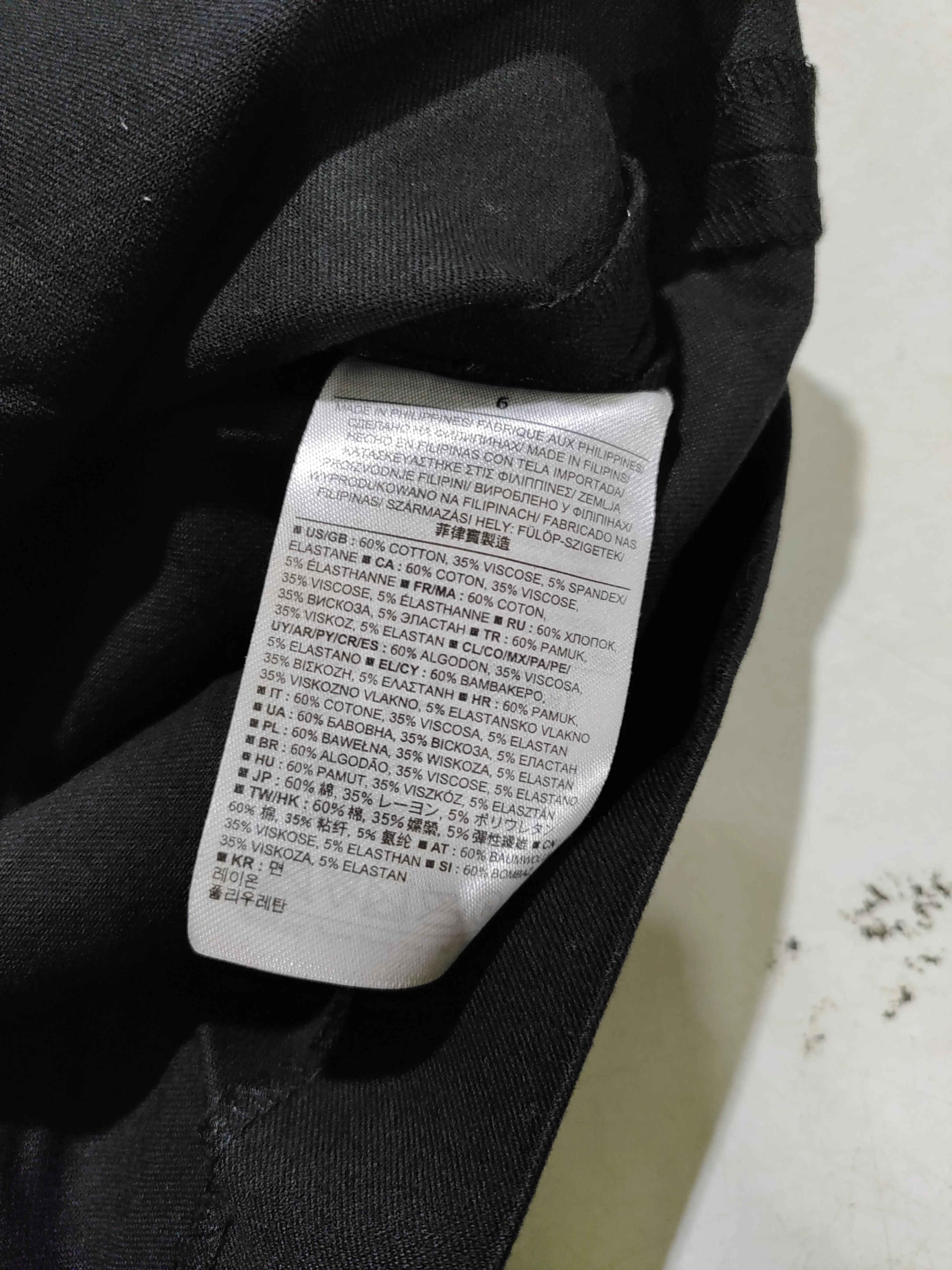 Banana Republic Women's Midi Skirt UK 10 Black Cotton - Image 6