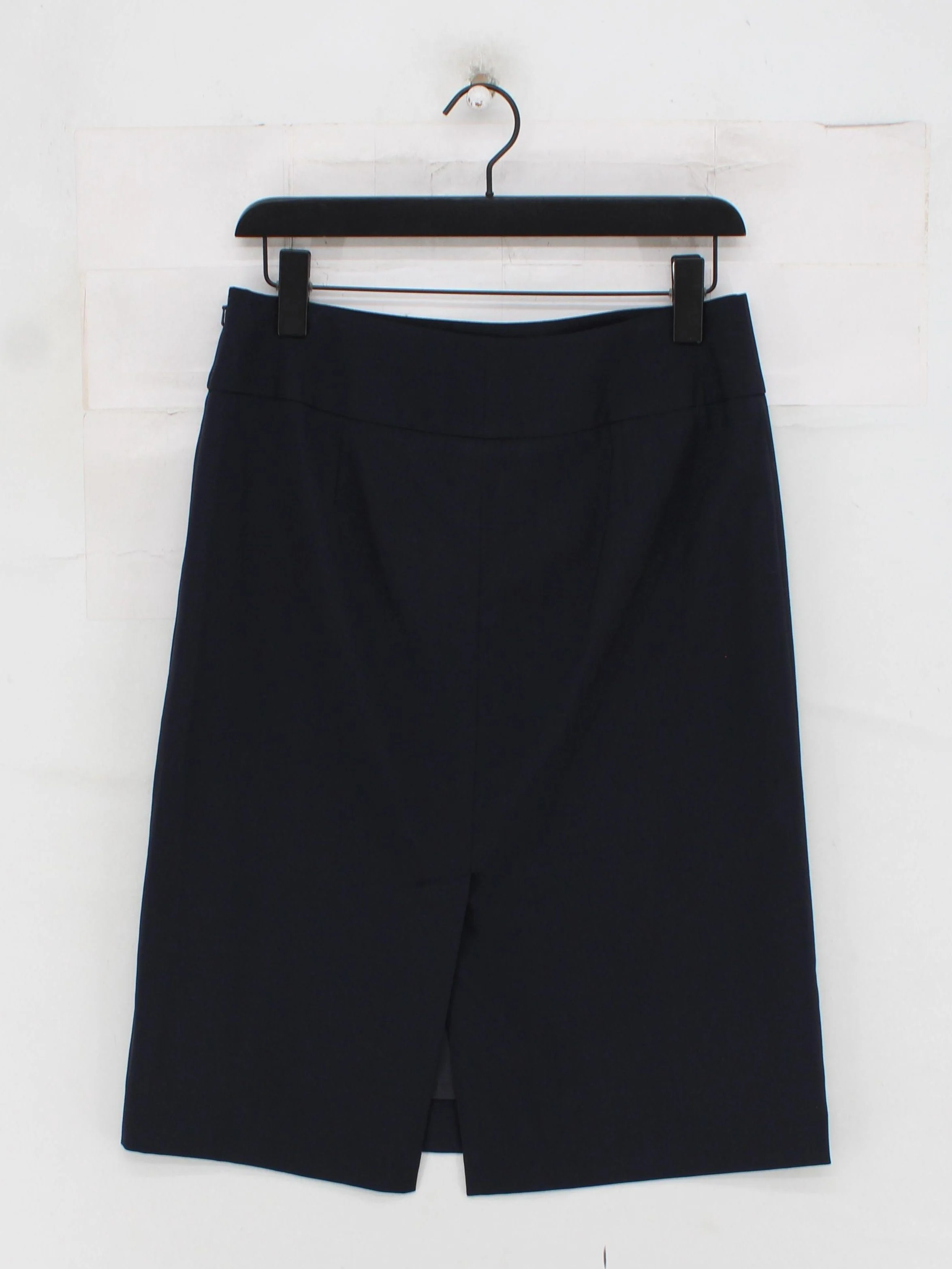 Banana Republic Women's Midi Skirt UK 10 Black Wool - Image 2