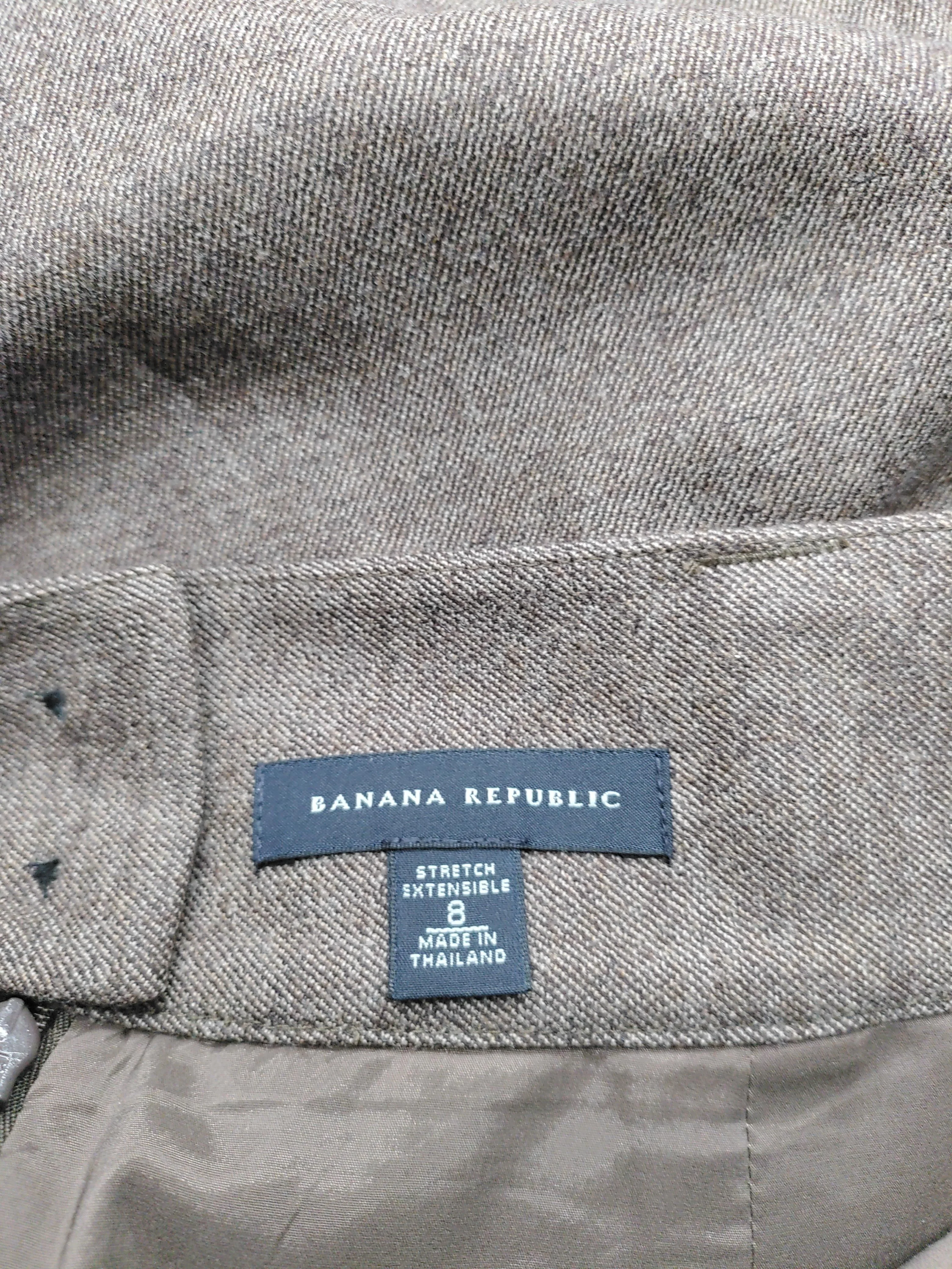 Banana Republic Women's Midi Skirt UK 12 Brown Wool - Image 5