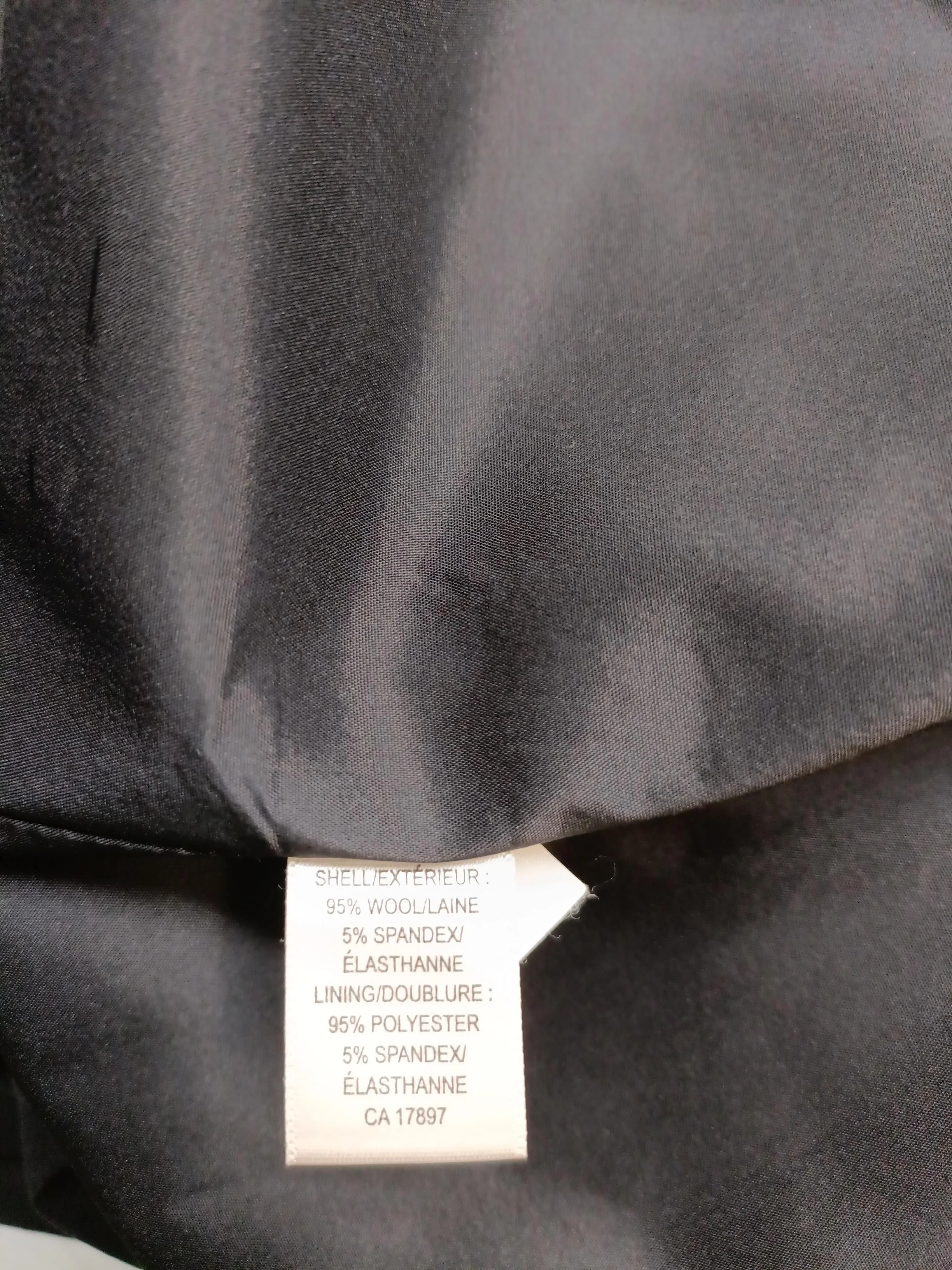Banana Republic Women's Mini Skirt UK 10 Black Wool with Spandex, Polyester Mini - Image 6